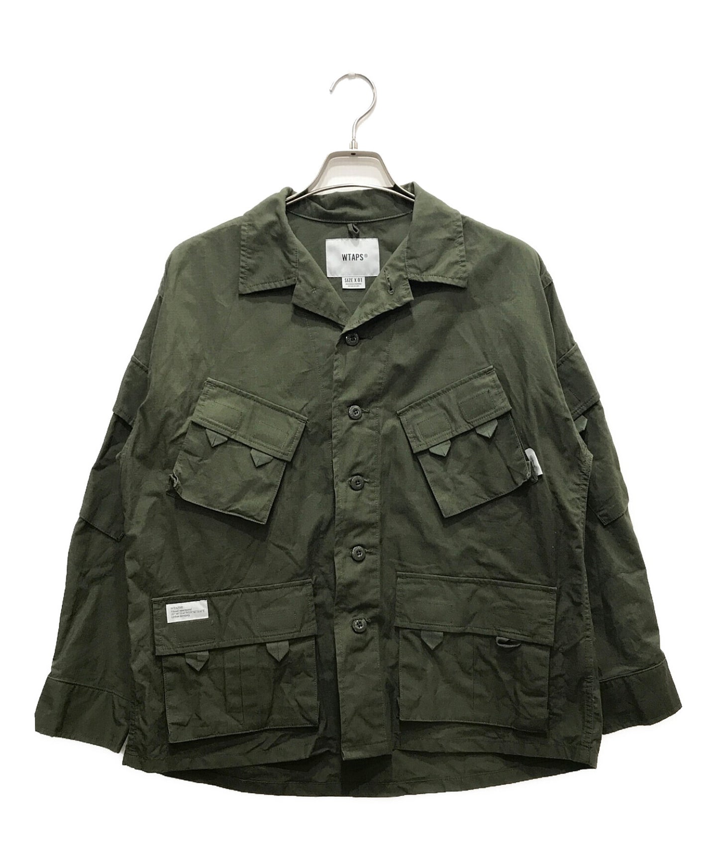 [Pre-owned] WTAPS MODULAR LS COTTON RIPSTOP 212BRDT-SHM03