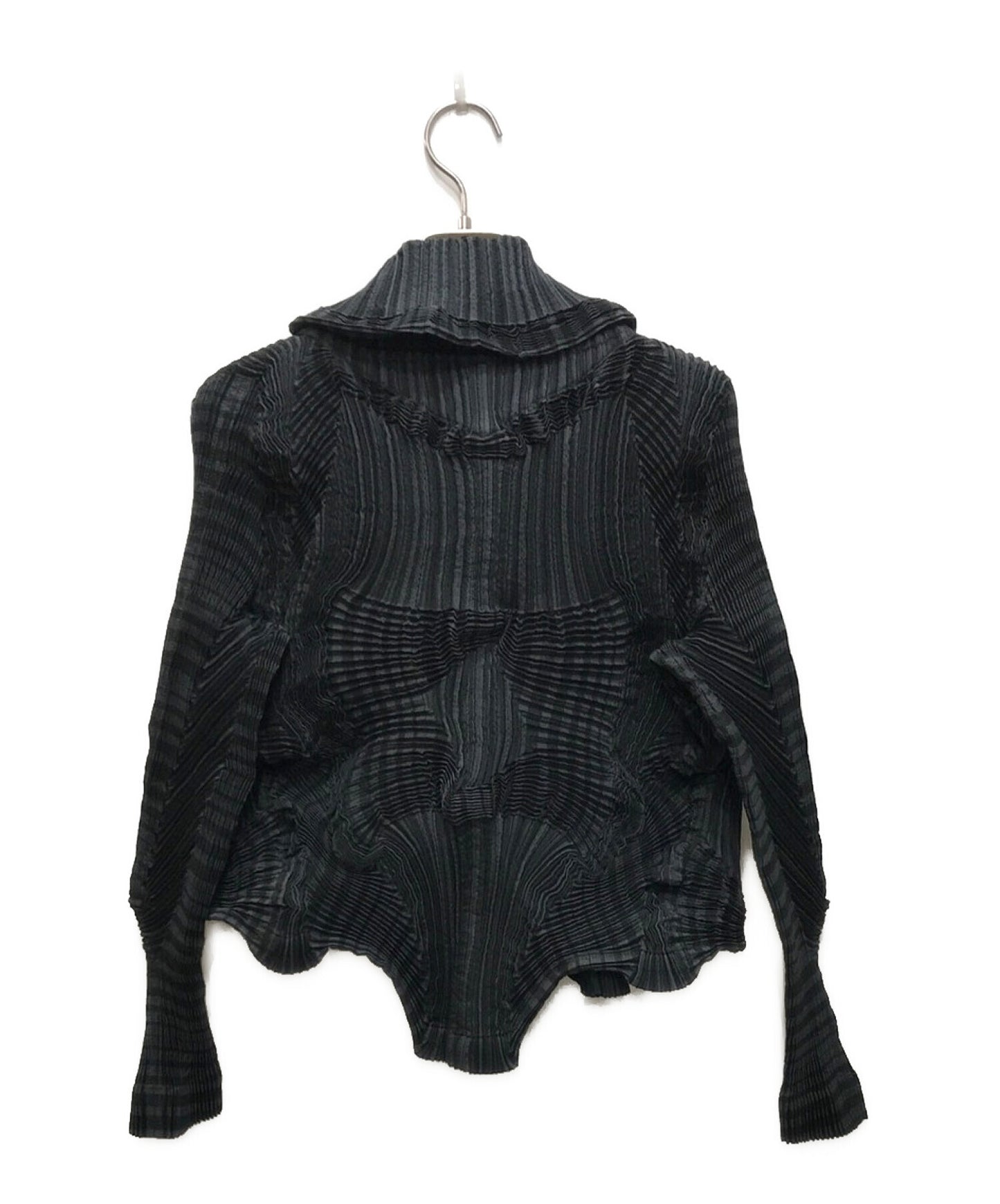 [Pre-owned] ISSEY MIYAKE 3D Steam Deformed Pleated Jacket IM93FD023