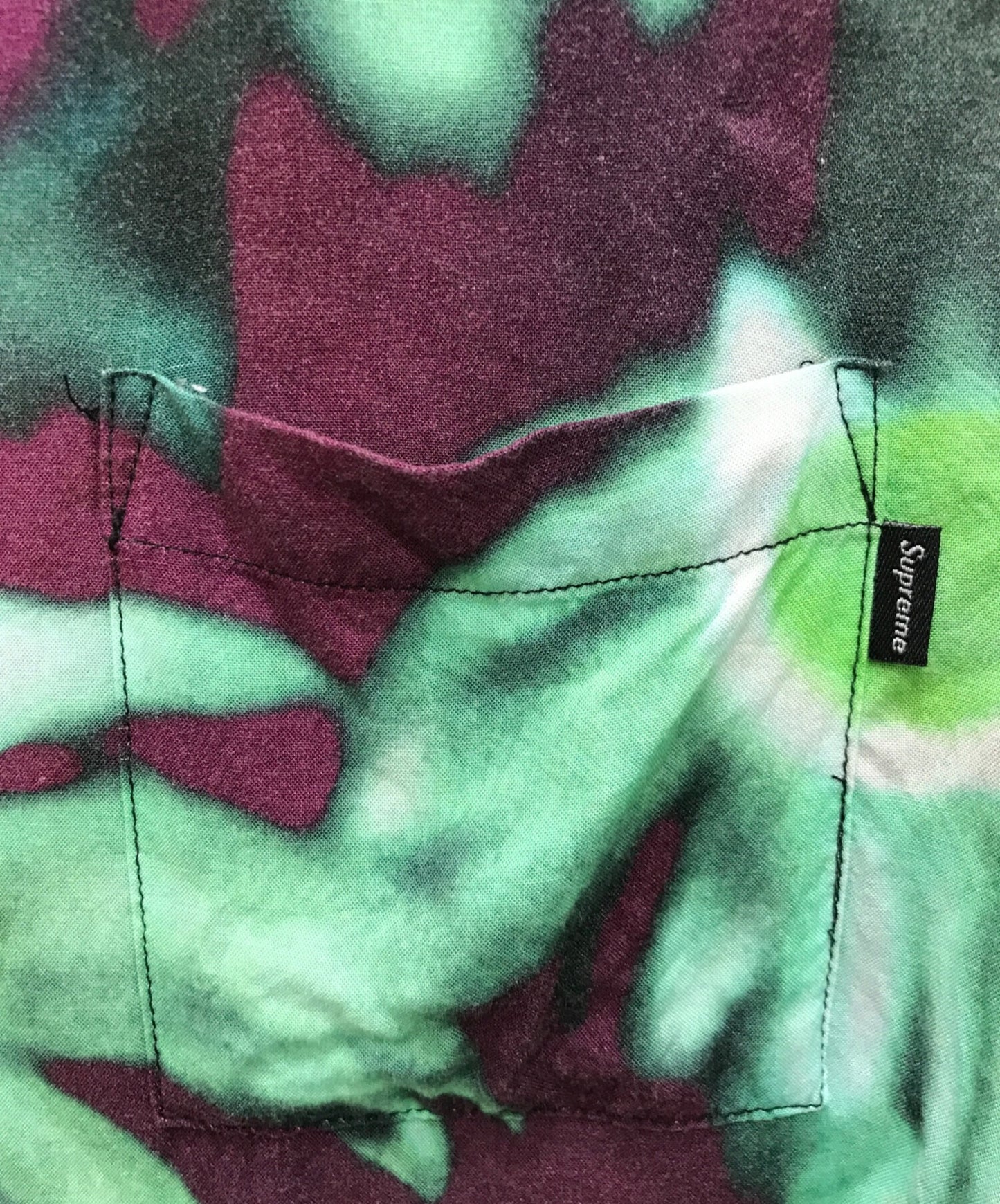 [Pre-owned] SUPREME Flower Power Rayon Shirt