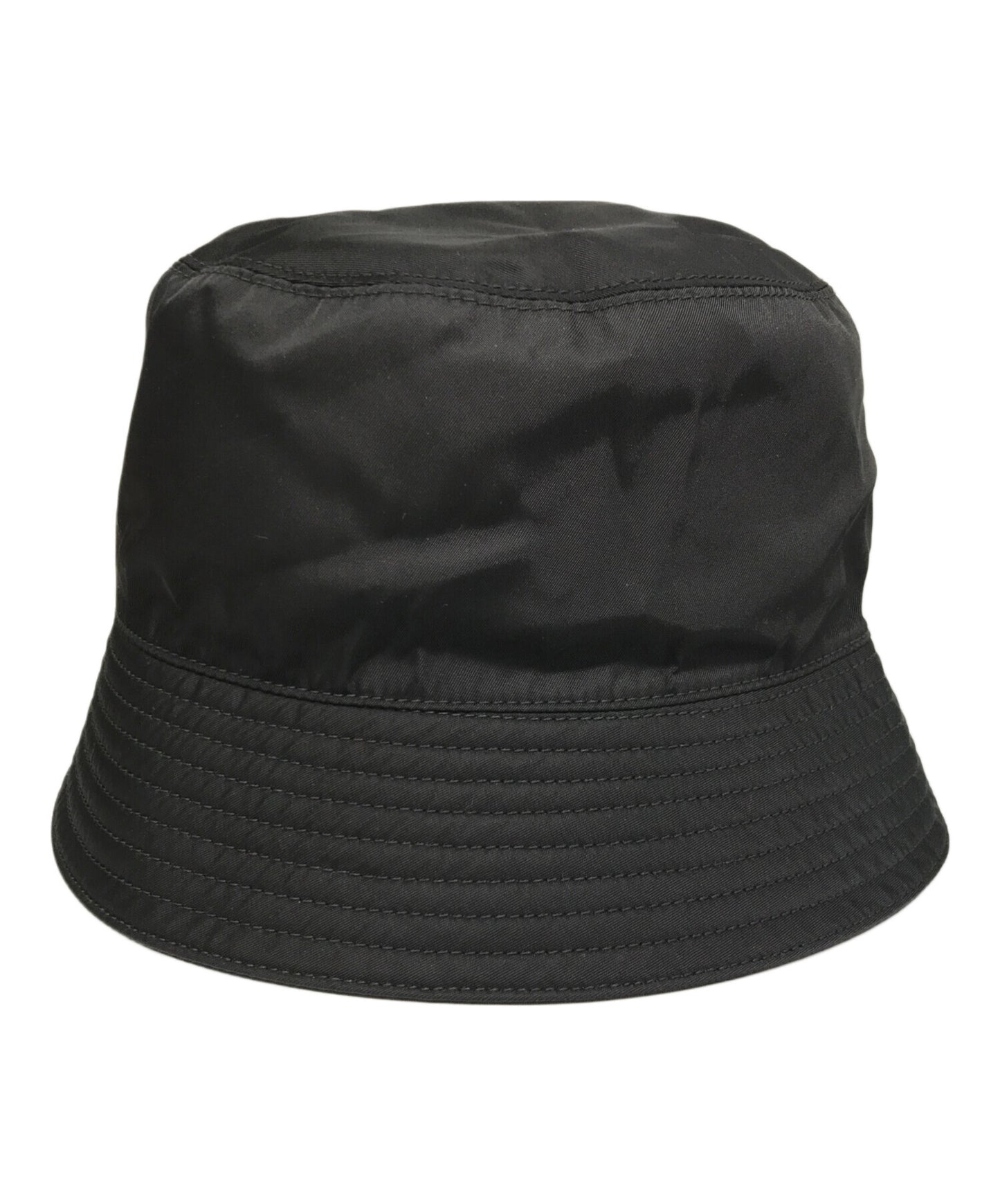 [Pre-owned] PRADA Triangle Logo Nylon Bucket Hat 1HC137