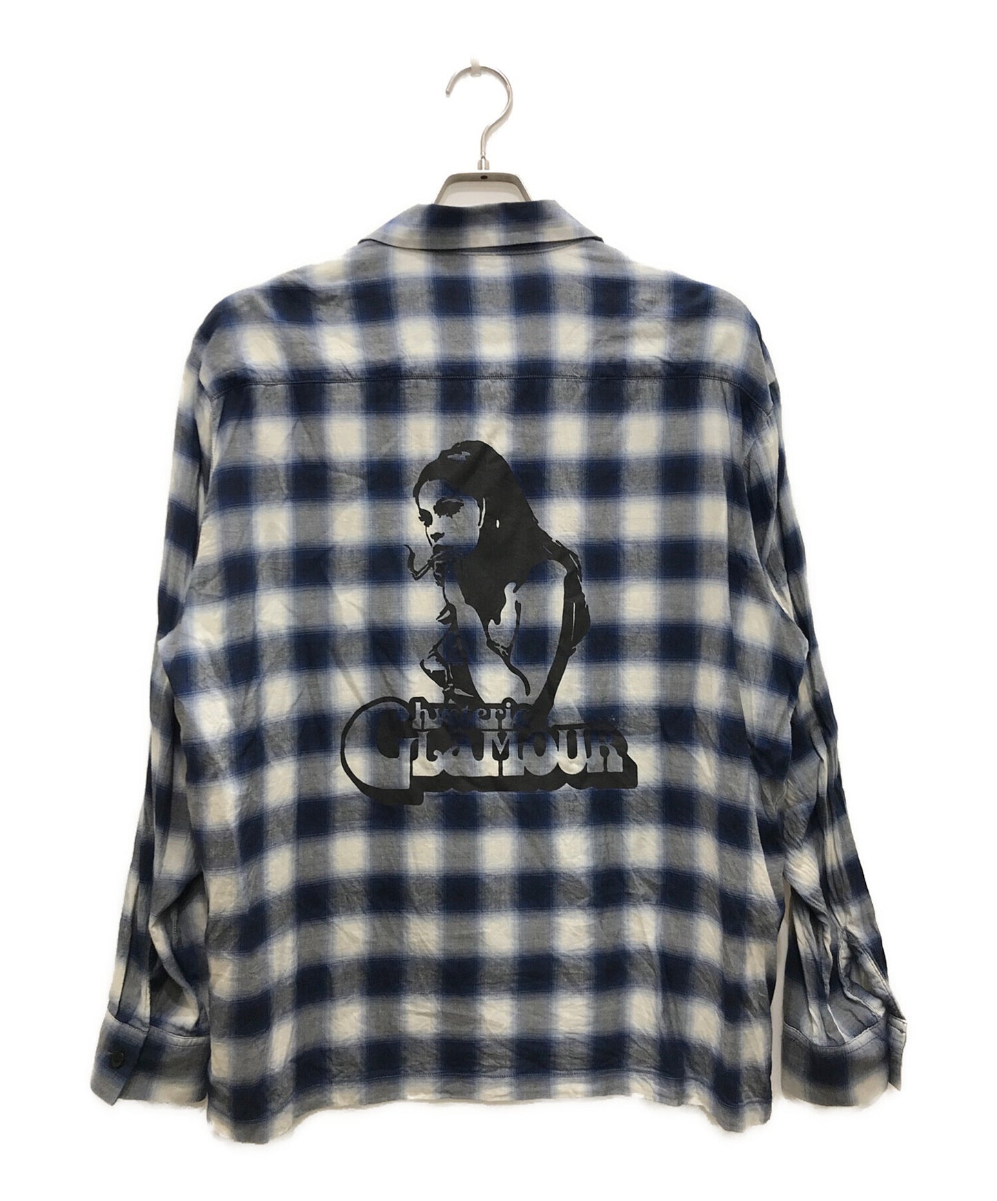 [Pre-owned] Hysteric Glamour SMOKING GIRL Open Collar Shirt/23AW 02233AH02