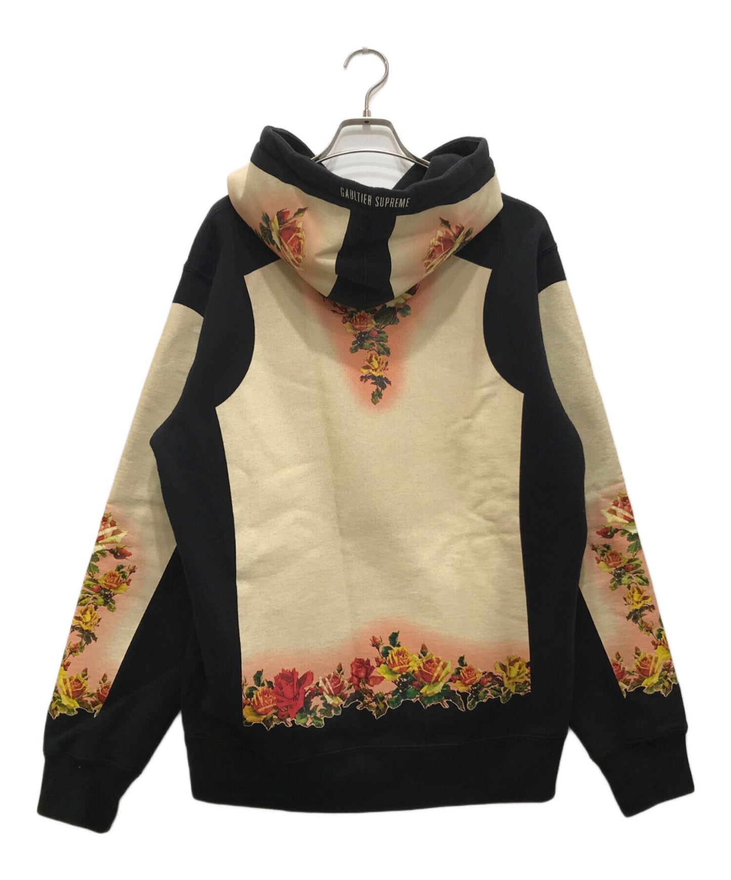 [Pre-owned] SUPREME Floral Print Hooded Sweatshirt