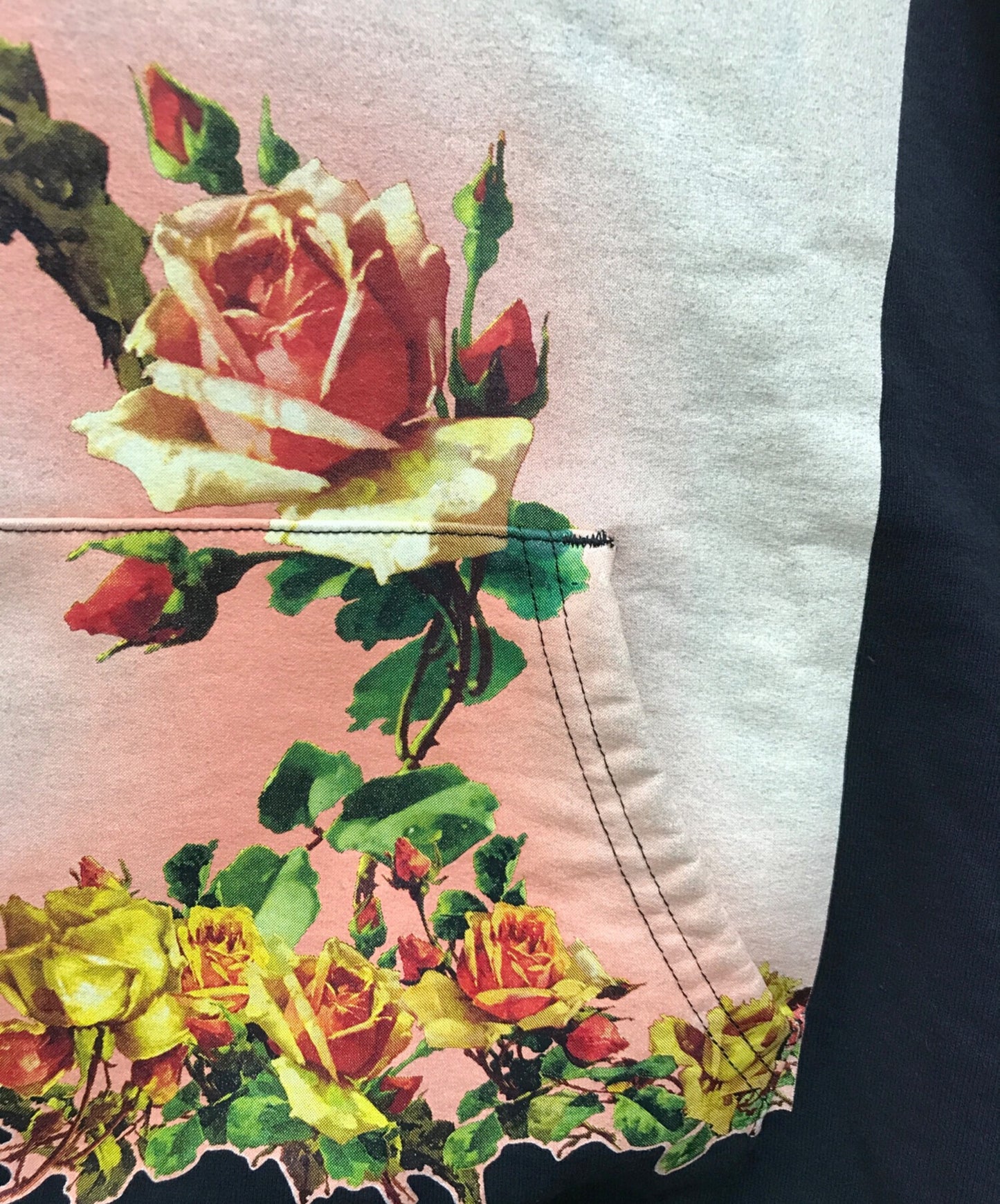 [Pre-owned] SUPREME Floral Print Hooded Sweatshirt