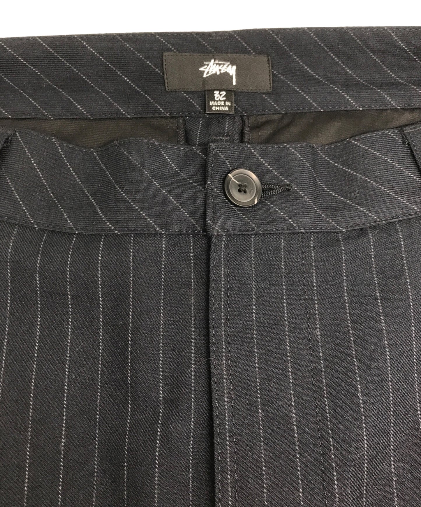 [Pre-owned] stussy VOLUME PLEATED SHORT STRIPE 112312