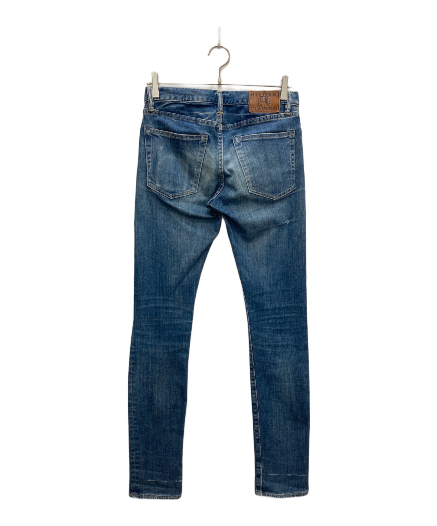 [Pre-owned] Hysteric Glamour SP processed studded stretch denim pants 0242AP08