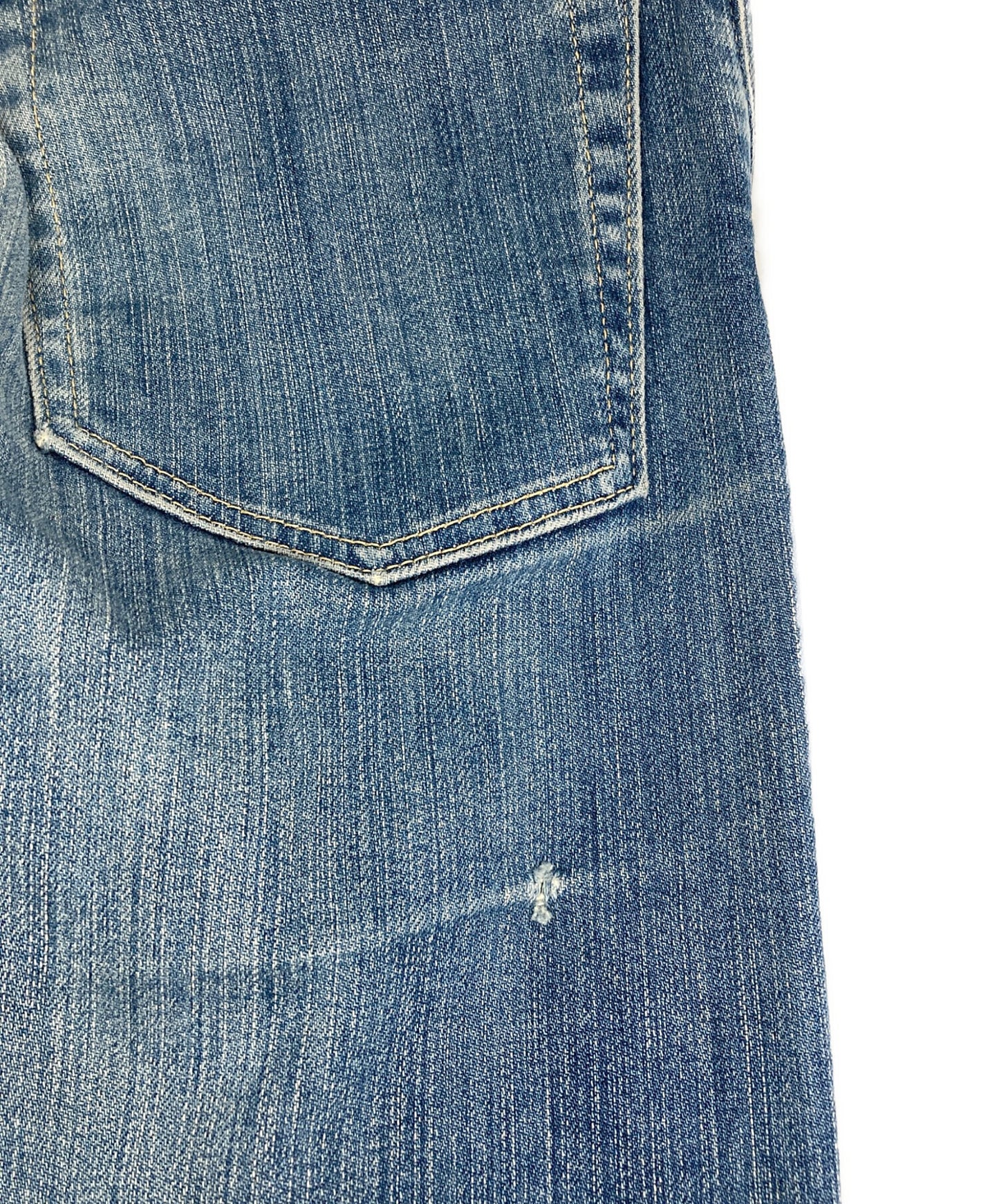 [Pre-owned] Hysteric Glamour SP processed studded stretch denim pants 0242AP08