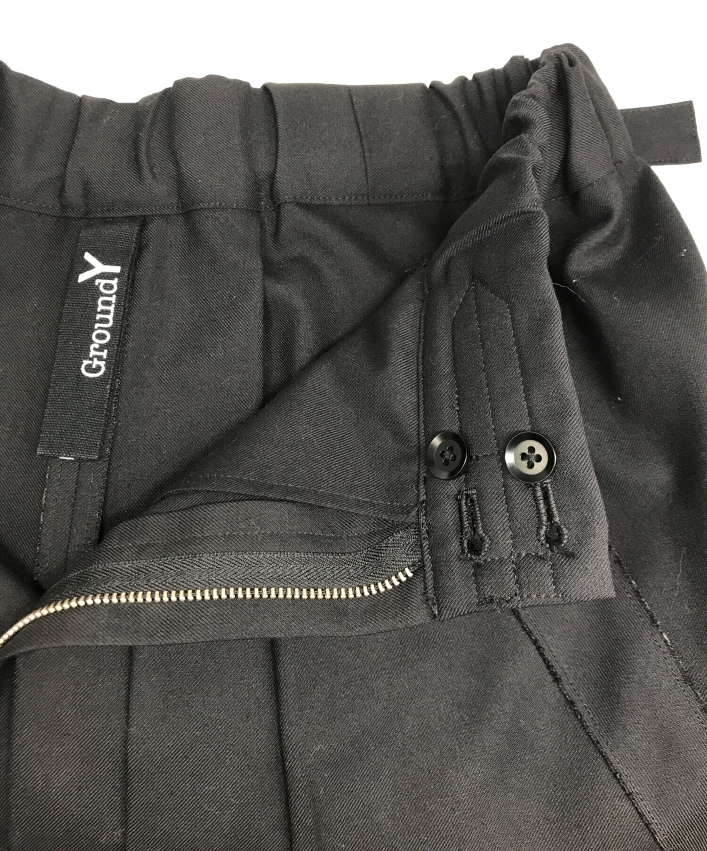 [Pre-owned] GROUND Y Hakama Pants TypeⅡ Gaberdine/Hakama Pants GA-P11-100