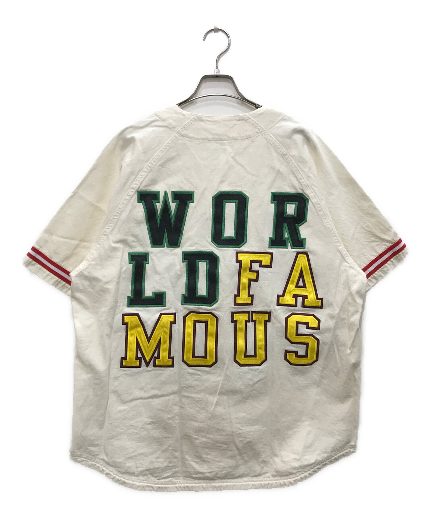 [Pre-owned] SUPREME DENIM BASEBALL JERSEY