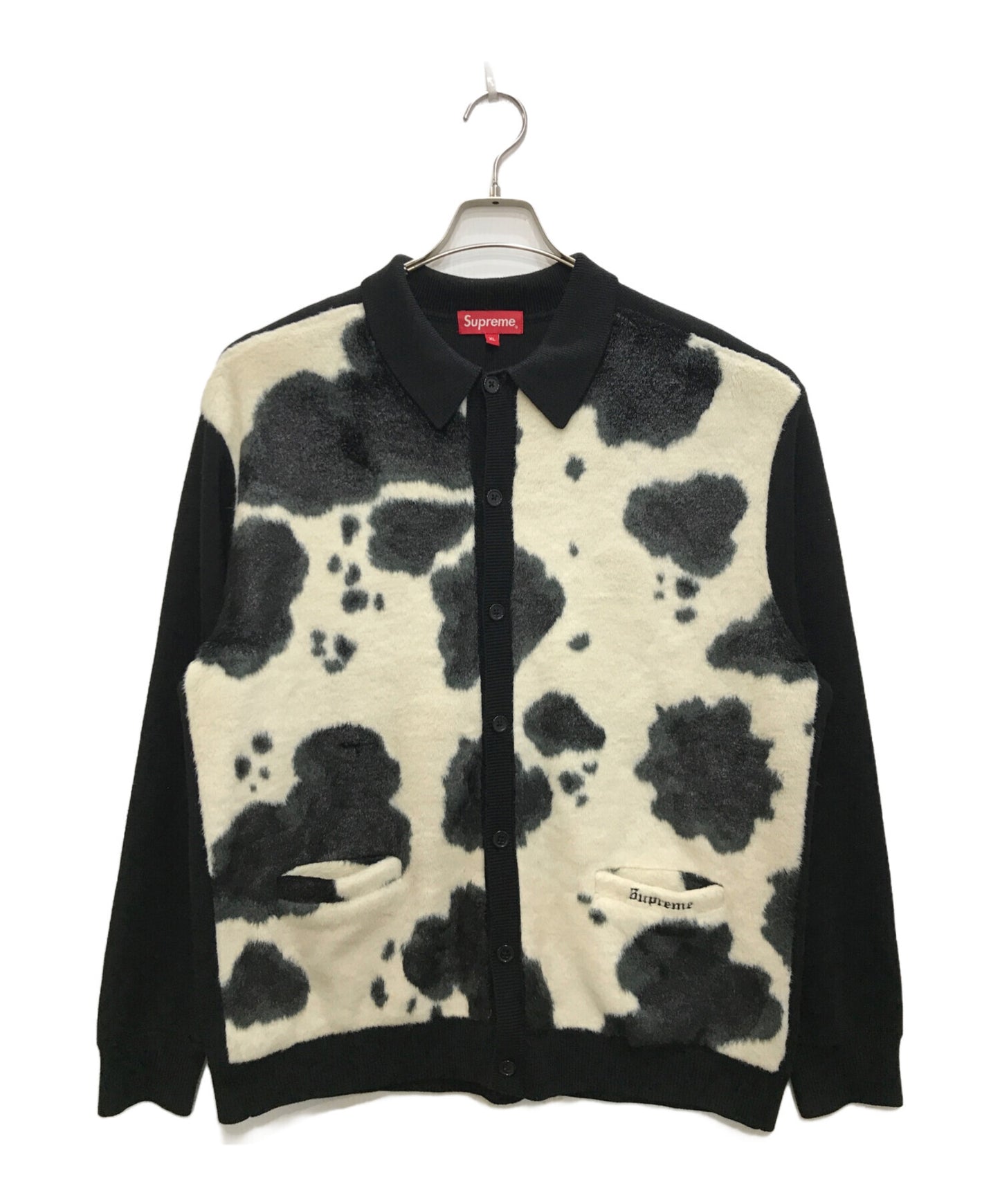 [Pre-owned] SUPREME Cow Print Cardigan