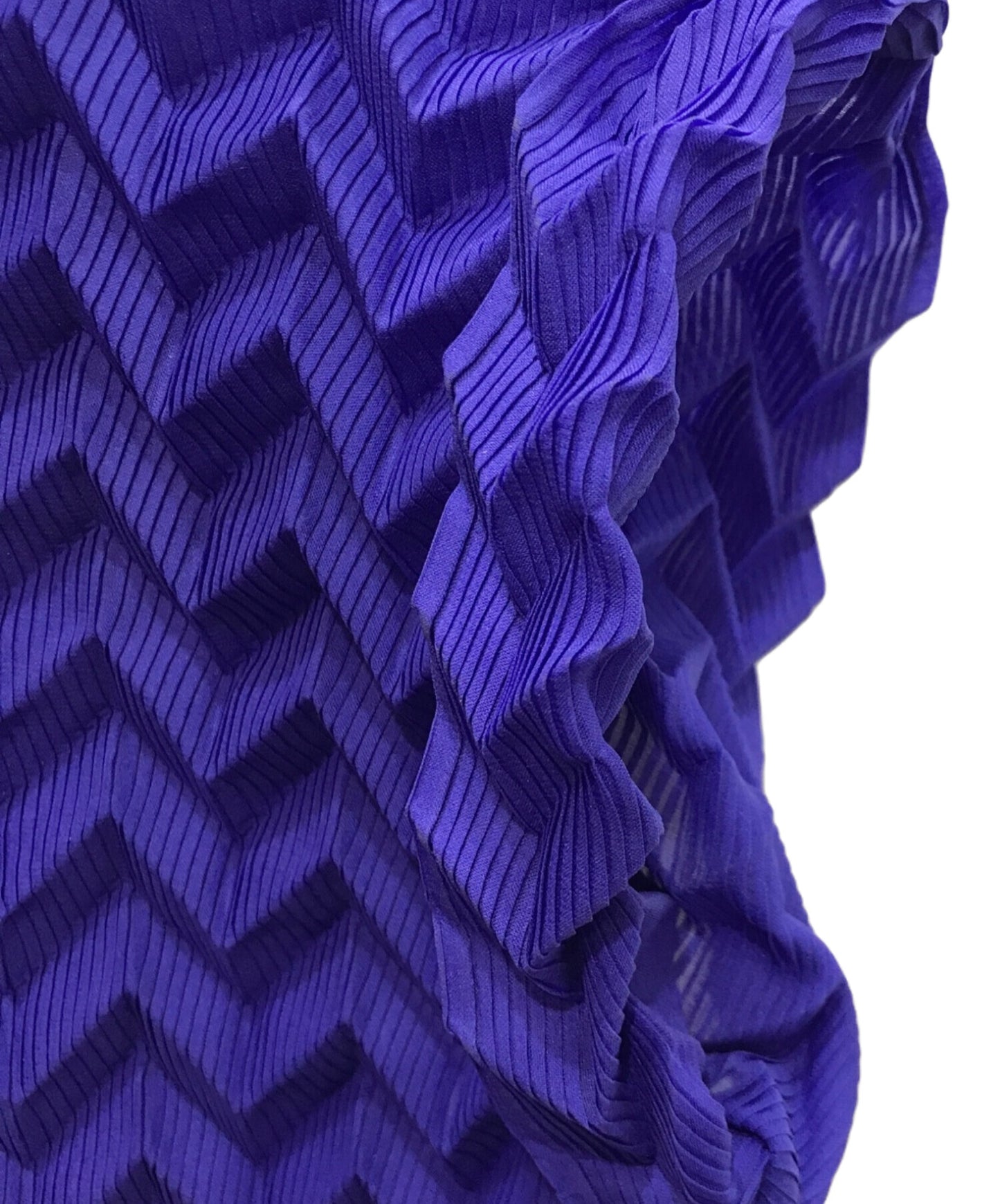 [Pre-owned] me ISSEY MIYAKE Zigzag pleated cut and sewn MI43FK531