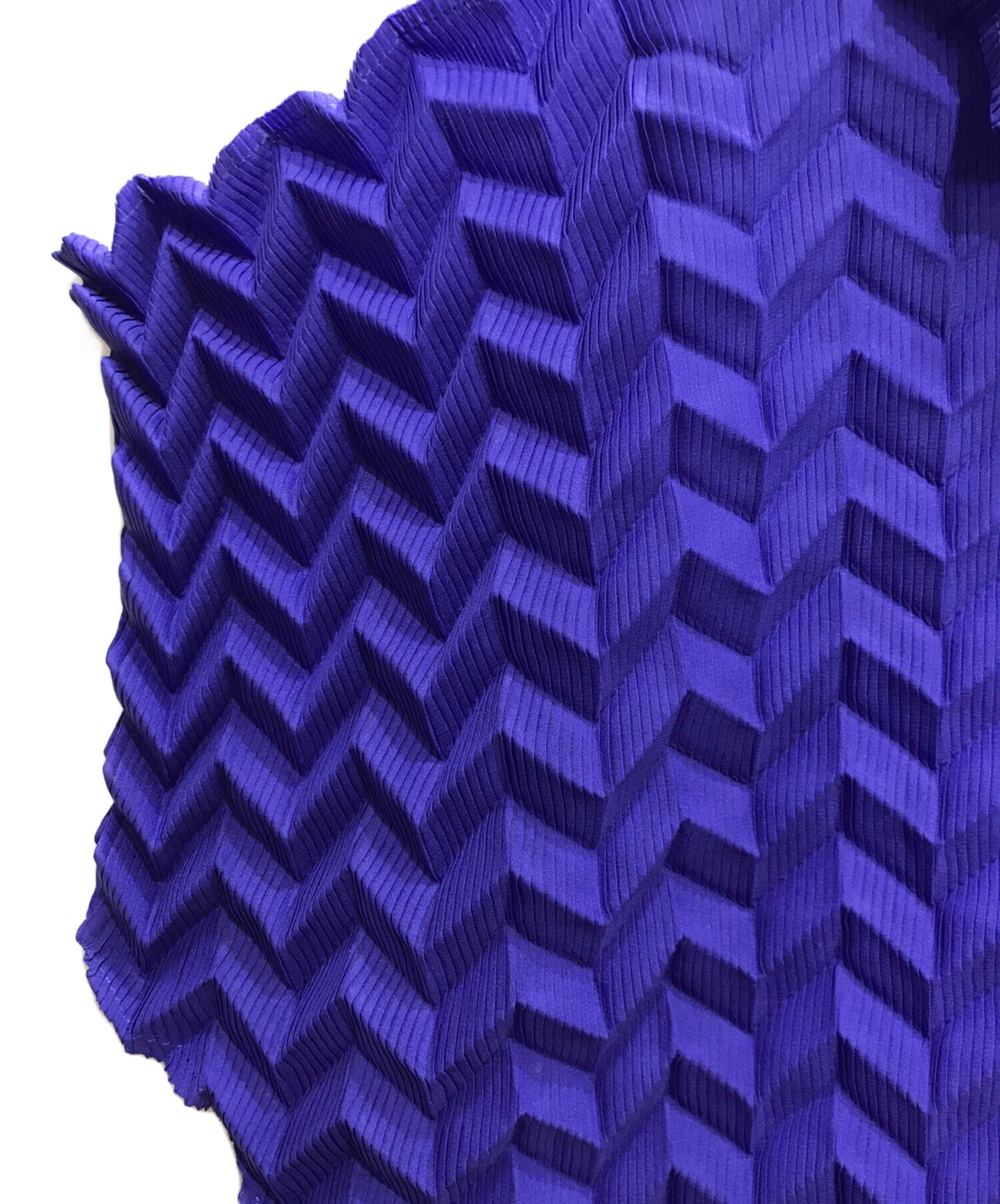 [Pre-owned] me ISSEY MIYAKE Zigzag pleated cut and sewn MI43FK531