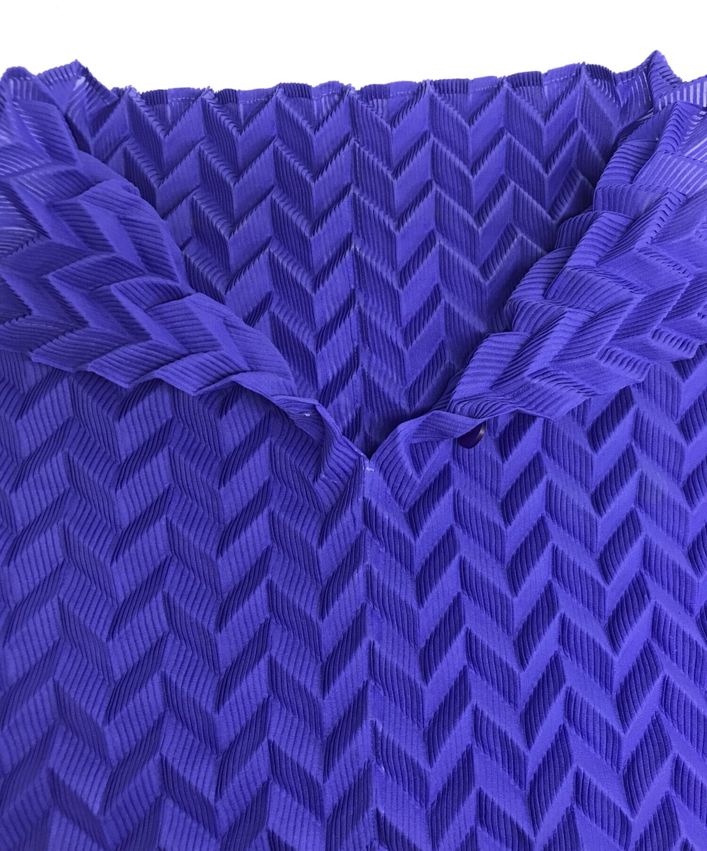 [Pre-owned] me ISSEY MIYAKE Zigzag pleated cut and sewn MI43FK531