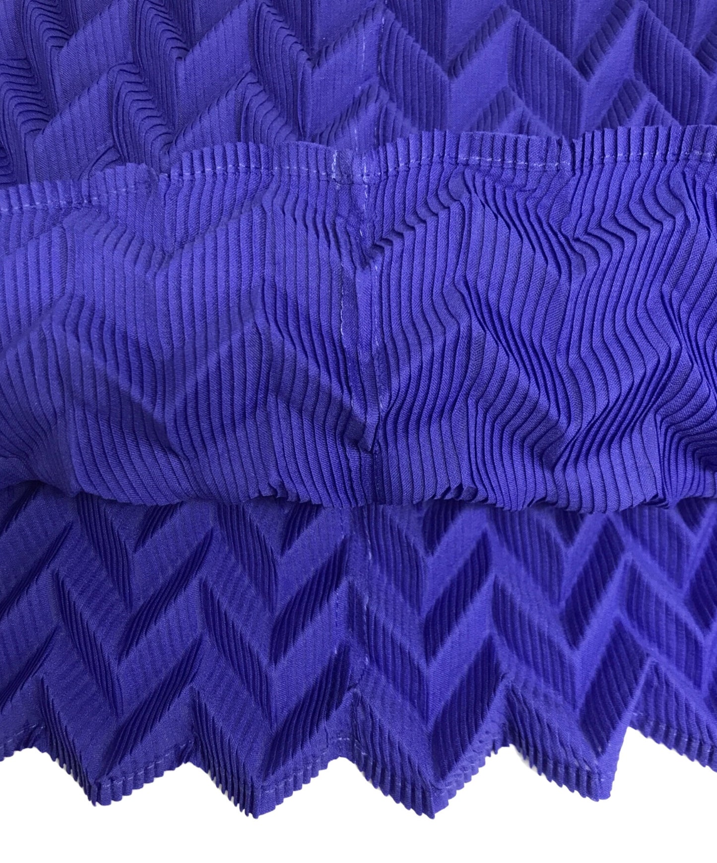 [Pre-owned] me ISSEY MIYAKE Zigzag pleated cut and sewn MI43FK531