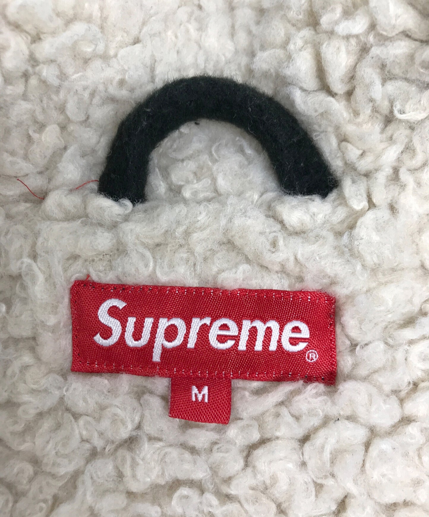 [Pre-owned] SUPREME Plaid Shearling Bomber Jacket