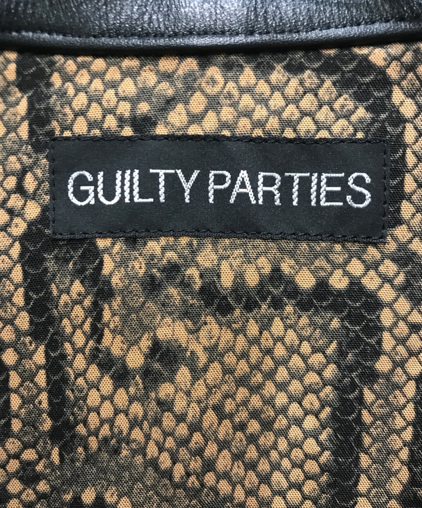 [Pre-owned] WACKO MARIA SINGLE RIDERS LEATHER JACKET