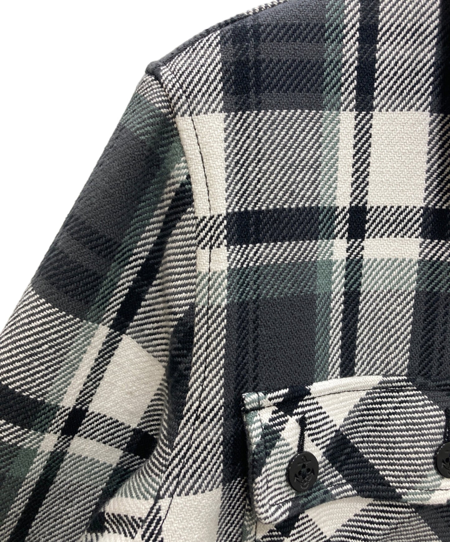 [Pre-owned] A BATHING APE BAPE CHECK CPO JACKET 001LJJ801010M