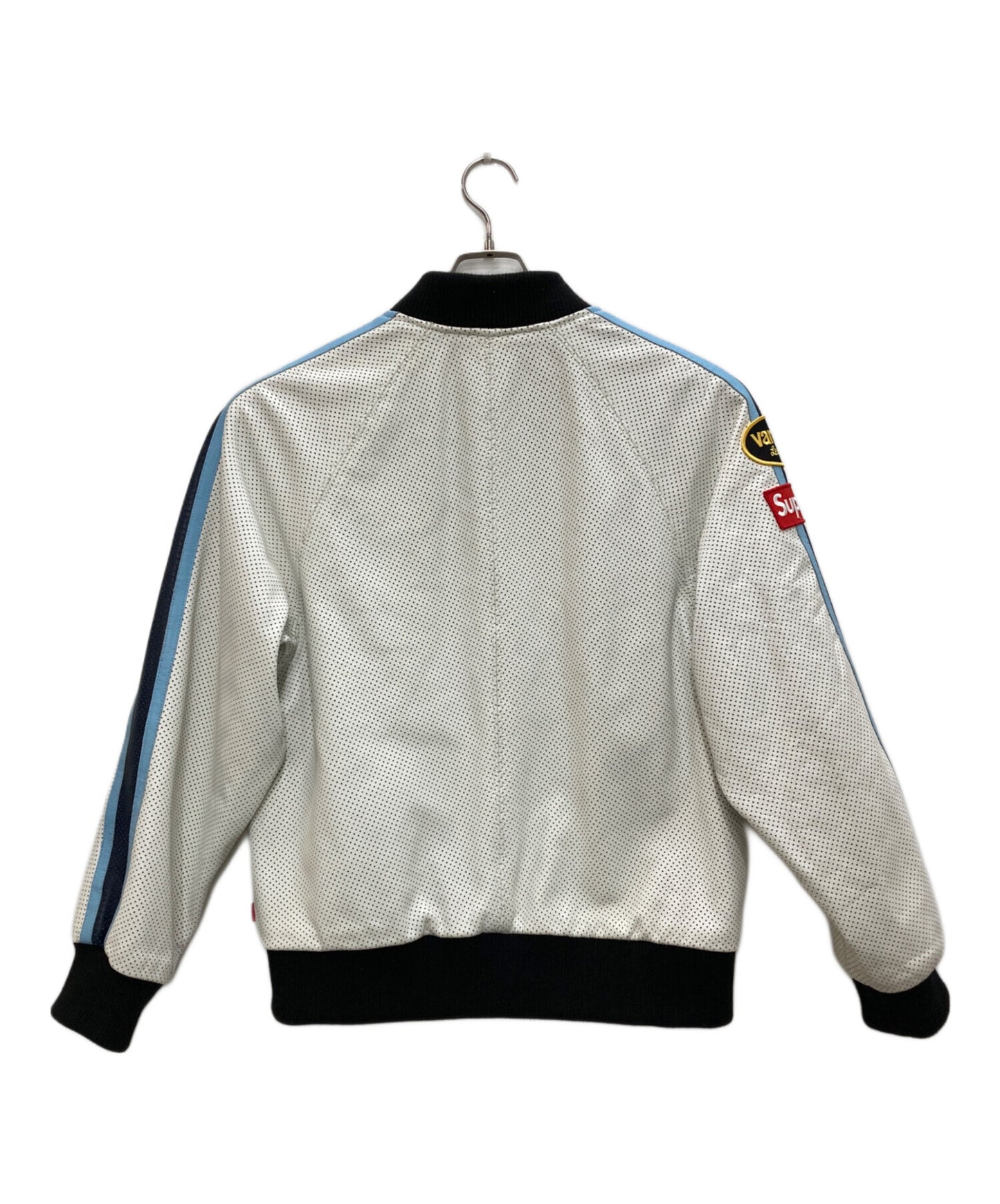 [Pre-owned] SUPREME Leathers Perforated Bomber Jacket