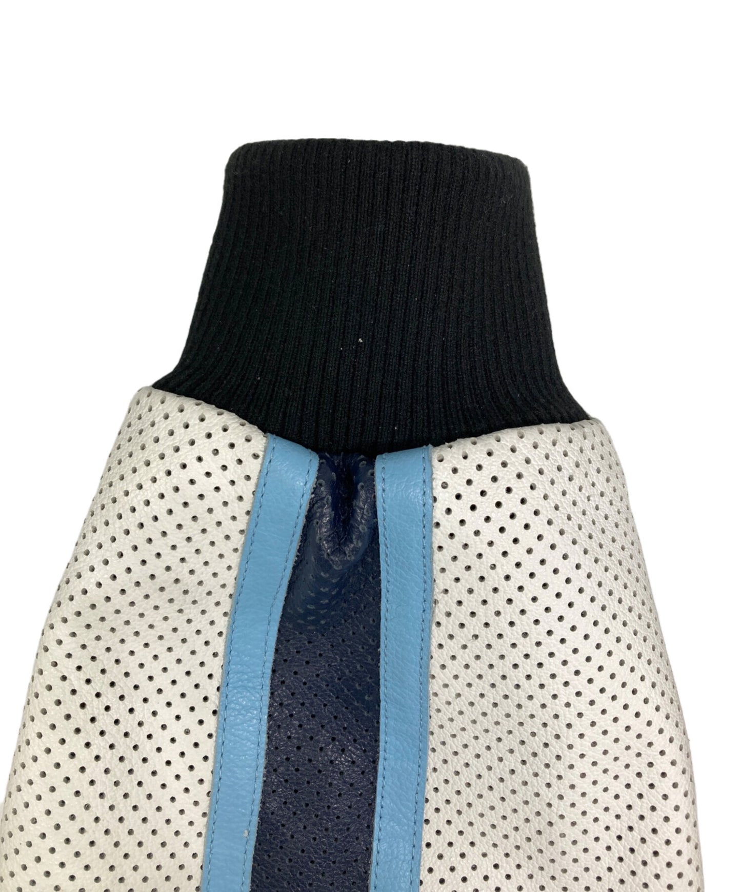 [Pre-owned] SUPREME Leathers Perforated Bomber Jacket