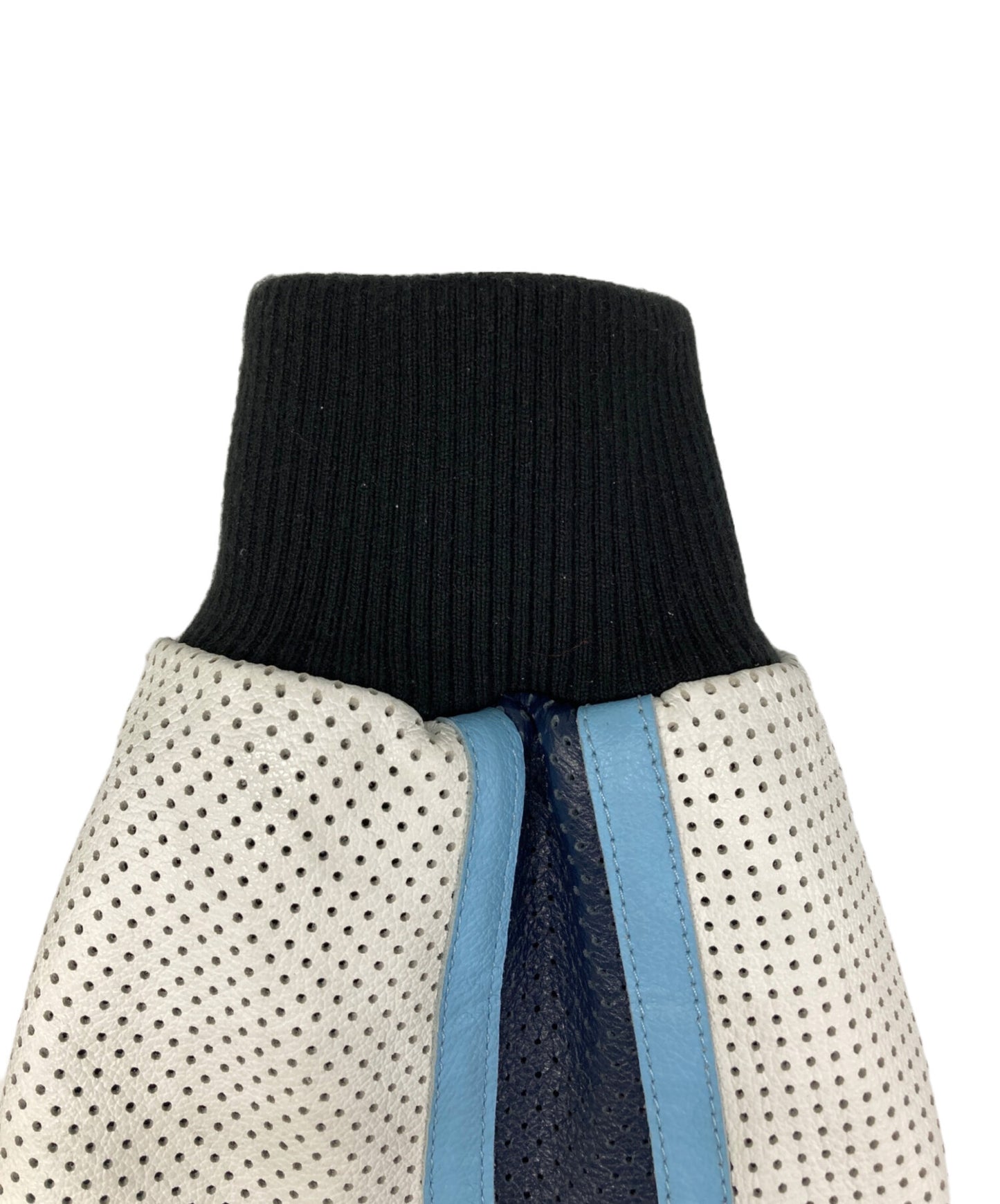 [Pre-owned] SUPREME Leathers Perforated Bomber Jacket