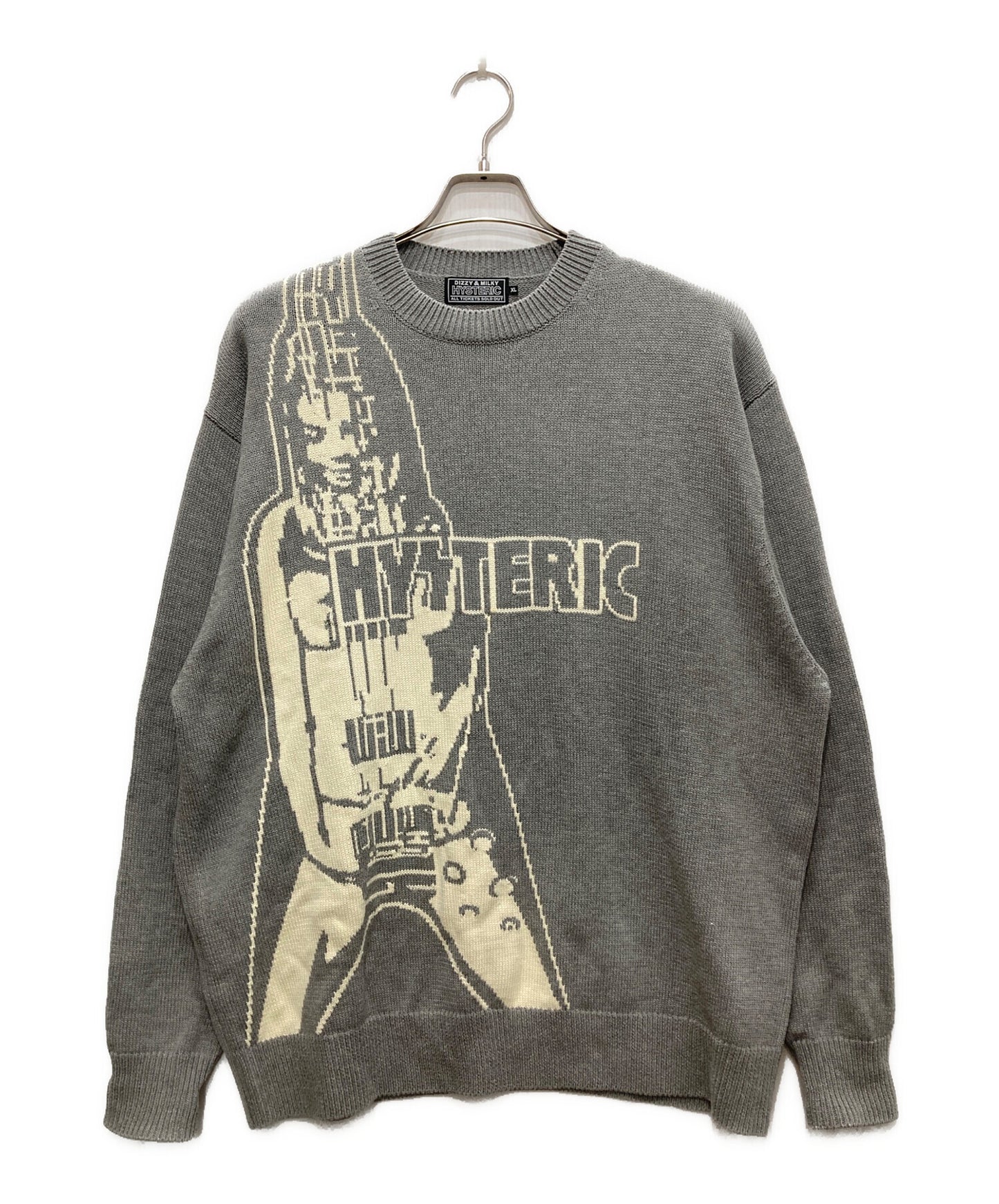 [Pre-owned] Hysteric Glamour FLYING V braided sweater 02251NS01