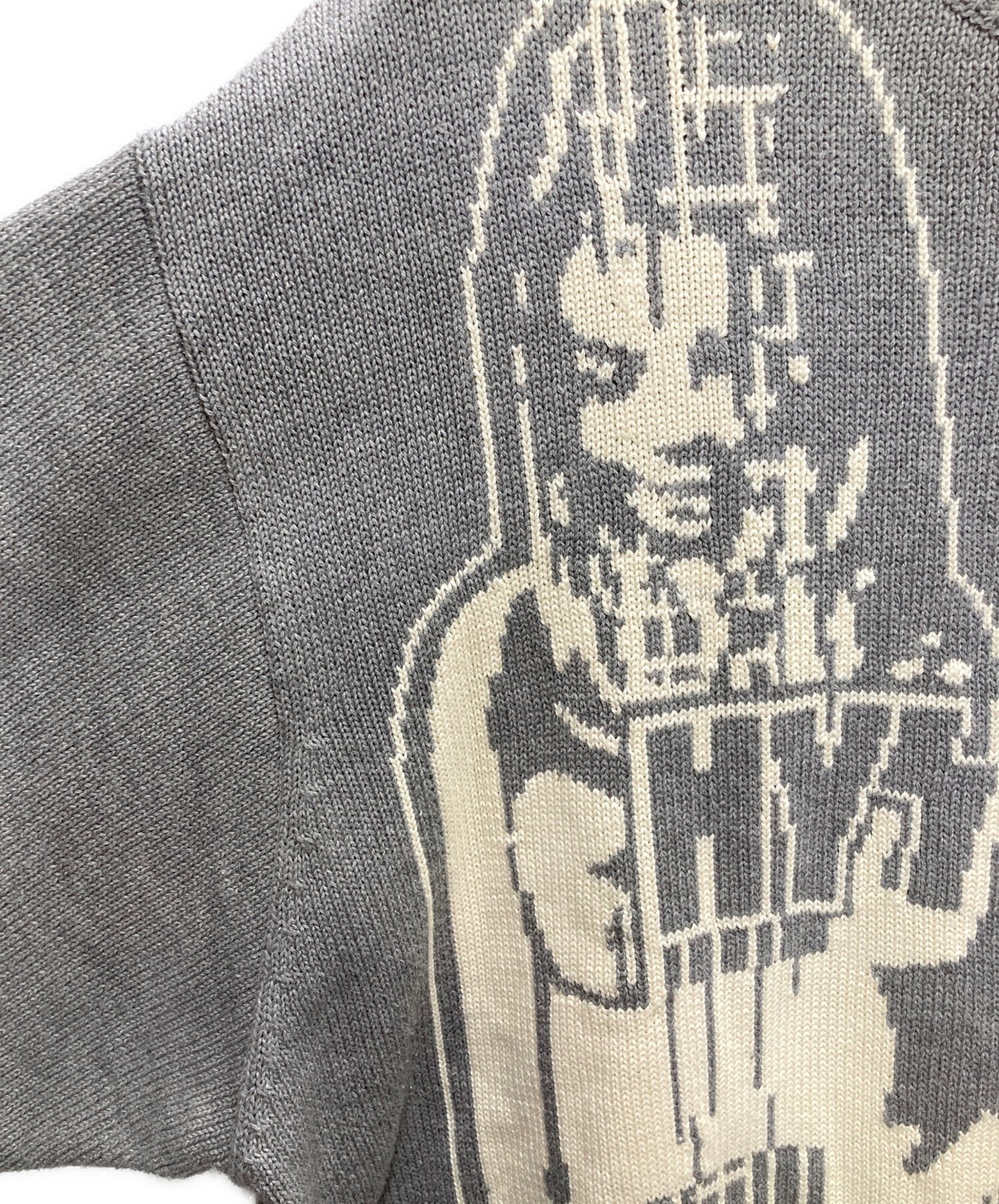 [Pre-owned] Hysteric Glamour FLYING V braided sweater 02251NS01