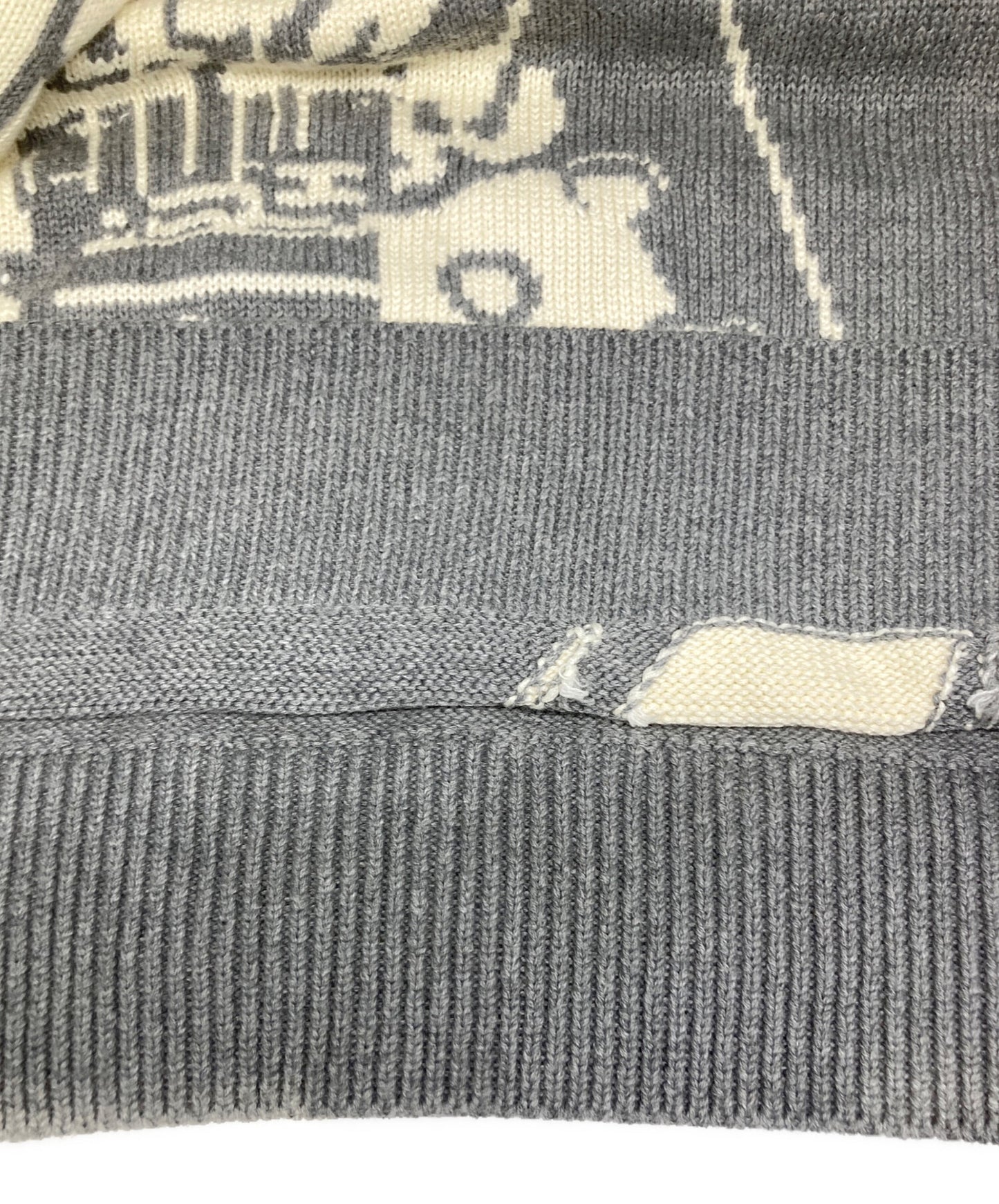 [Pre-owned] Hysteric Glamour FLYING V braided sweater 02251NS01