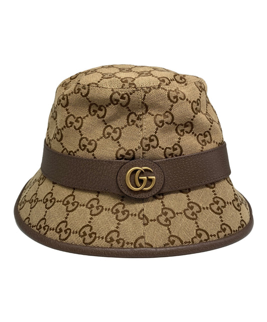 [Pre-owned] GUCCI GG Canvas Fedora Hat 576587 4HG62