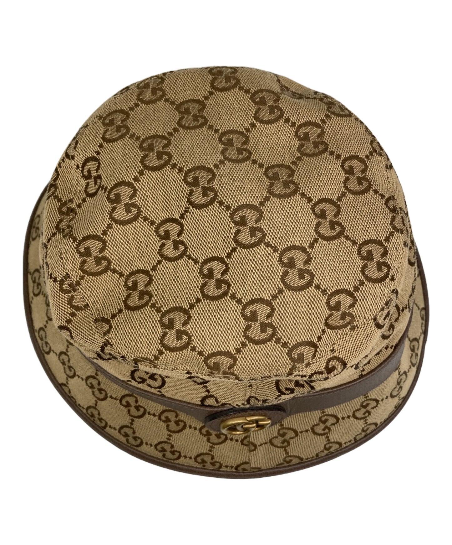 [Pre-owned] GUCCI GG Canvas Fedora Hat 576587 4HG62