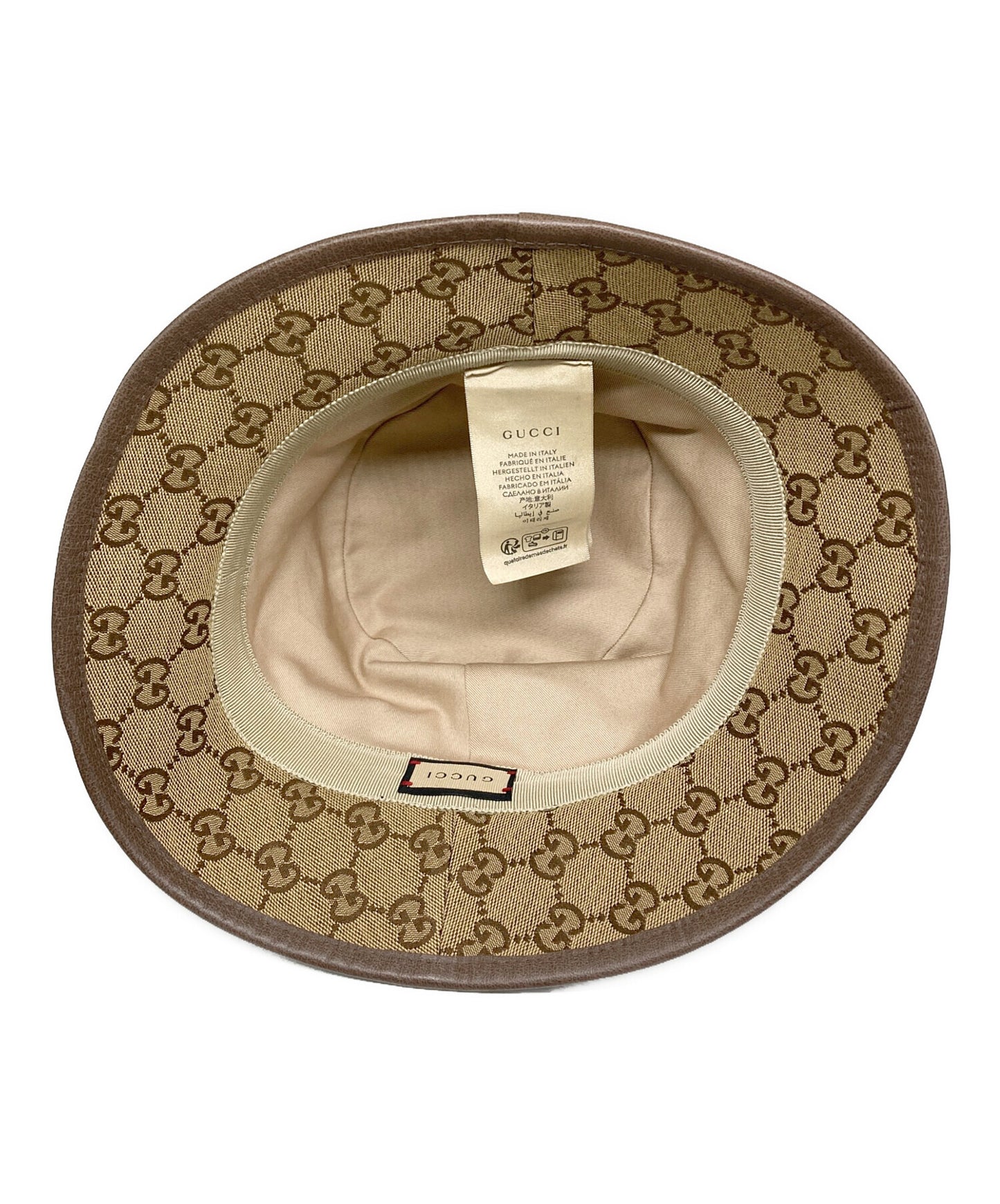 [Pre-owned] GUCCI GG Canvas Fedora Hat 576587 4HG62