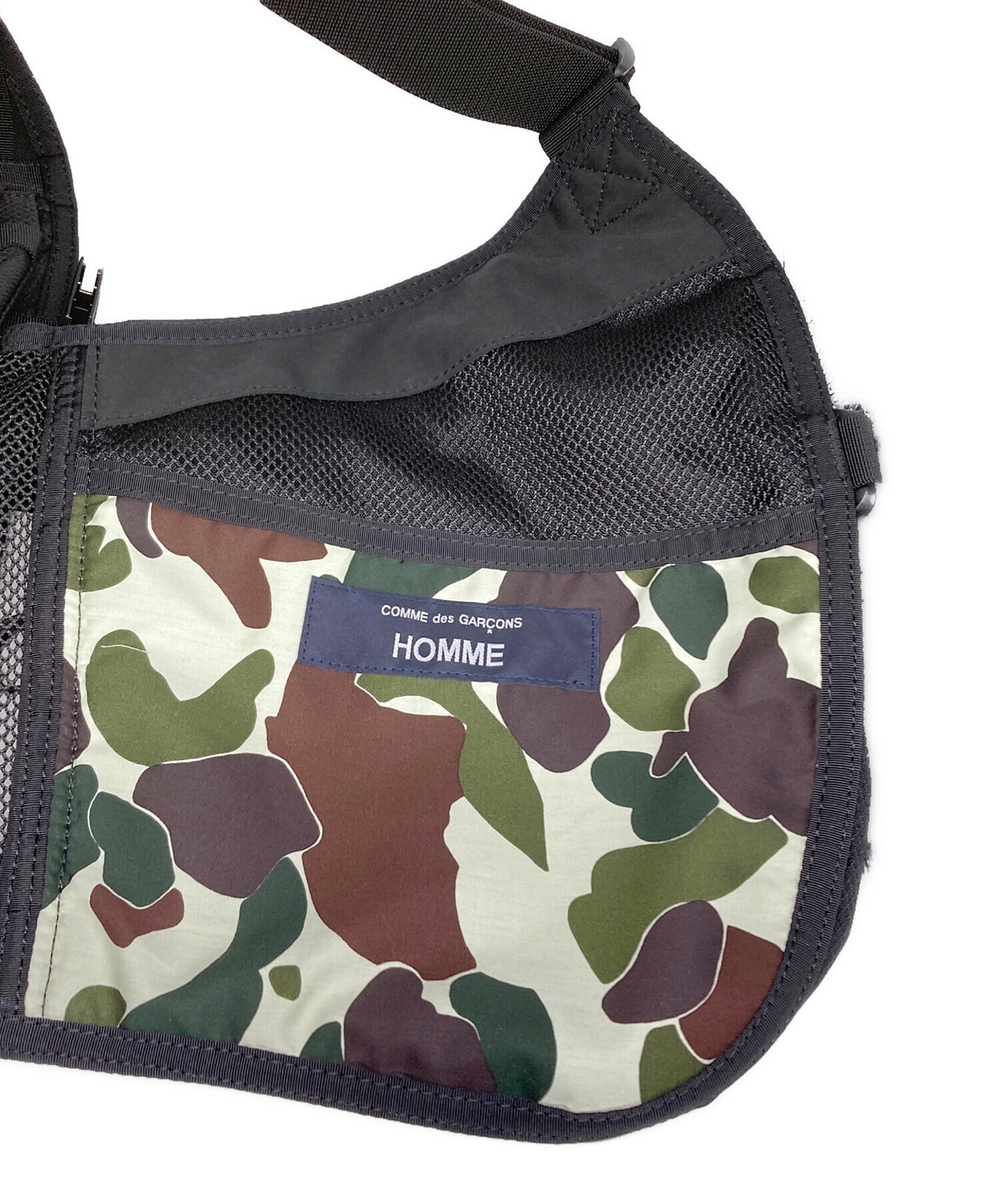 [Pre-owned] COMME des GARCONS HOMME Polyester Nylon Oxford X Multi Fabrics Mix Briefing Vests HO-V001