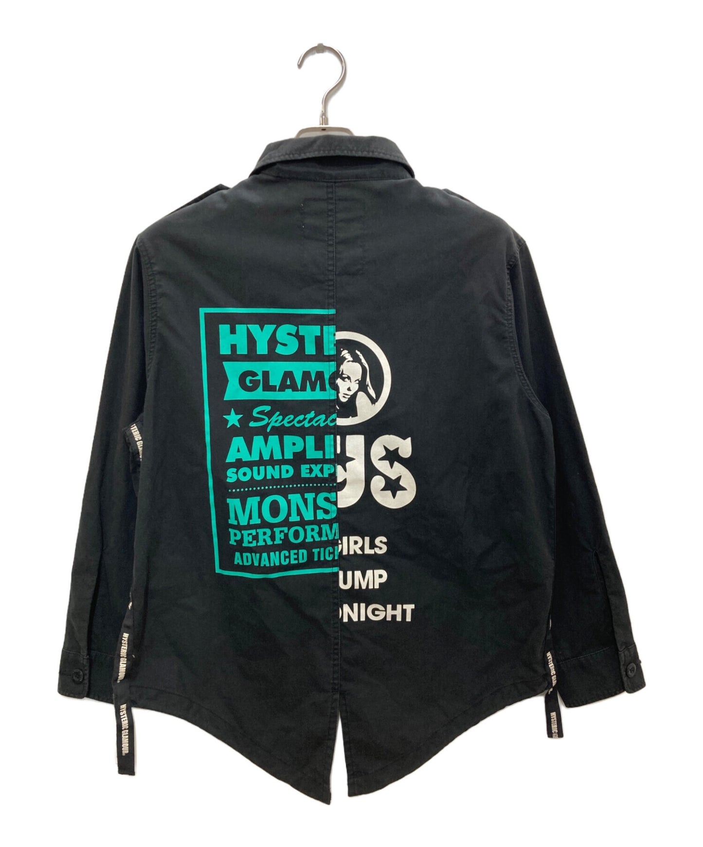 [Pre-owned] Hysteric Glamour HALVED SIGH Military Short Shirt 01201AH01