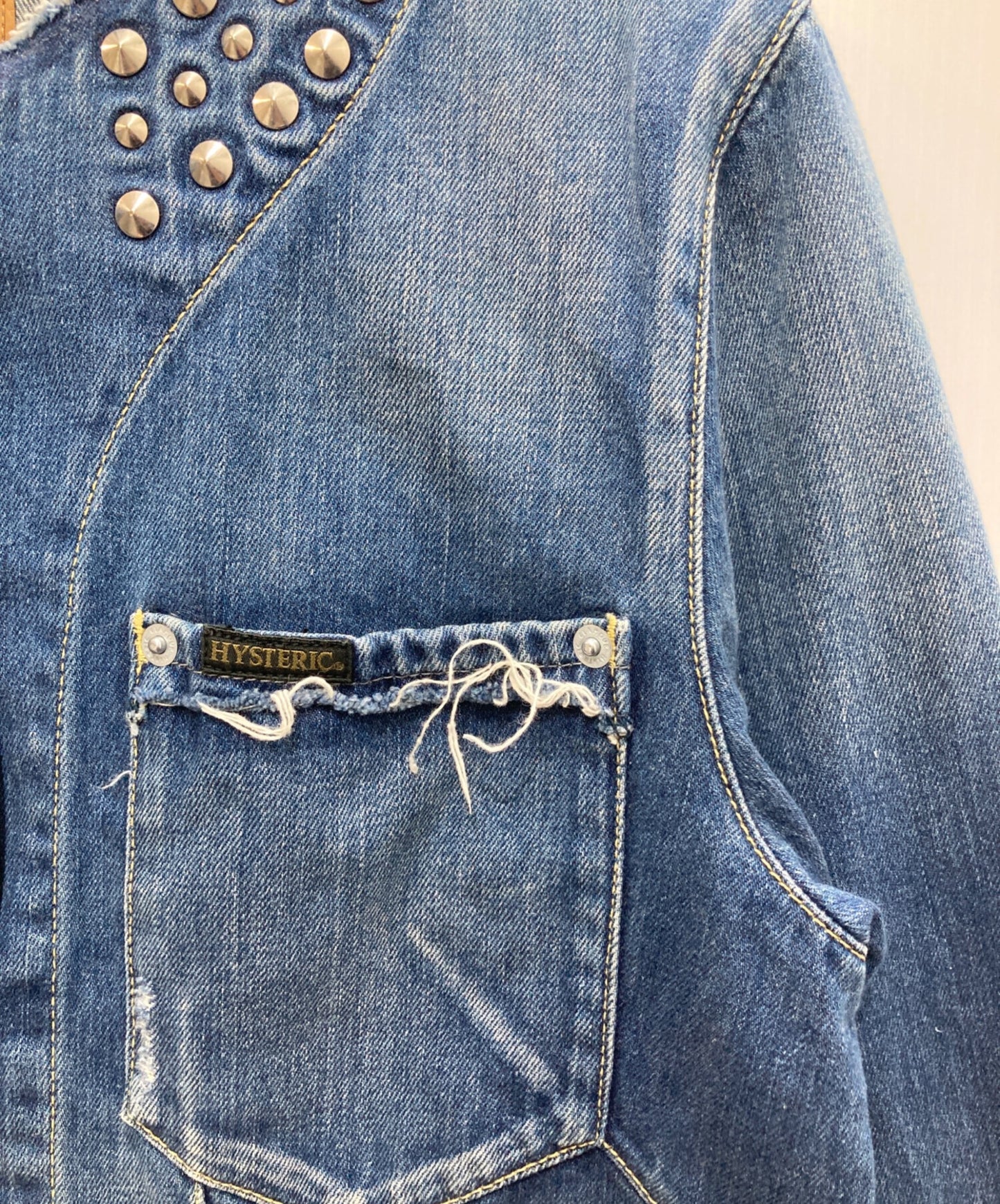 [Pre-owned] Hysteric Glamour Studded denim shirt 01171AB09