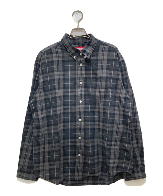 [Pre-owned] SUPREME Plaid Flannel Shirt