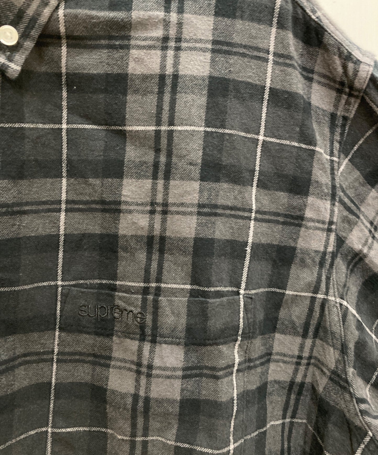 [Pre-owned] SUPREME Plaid Flannel Shirt