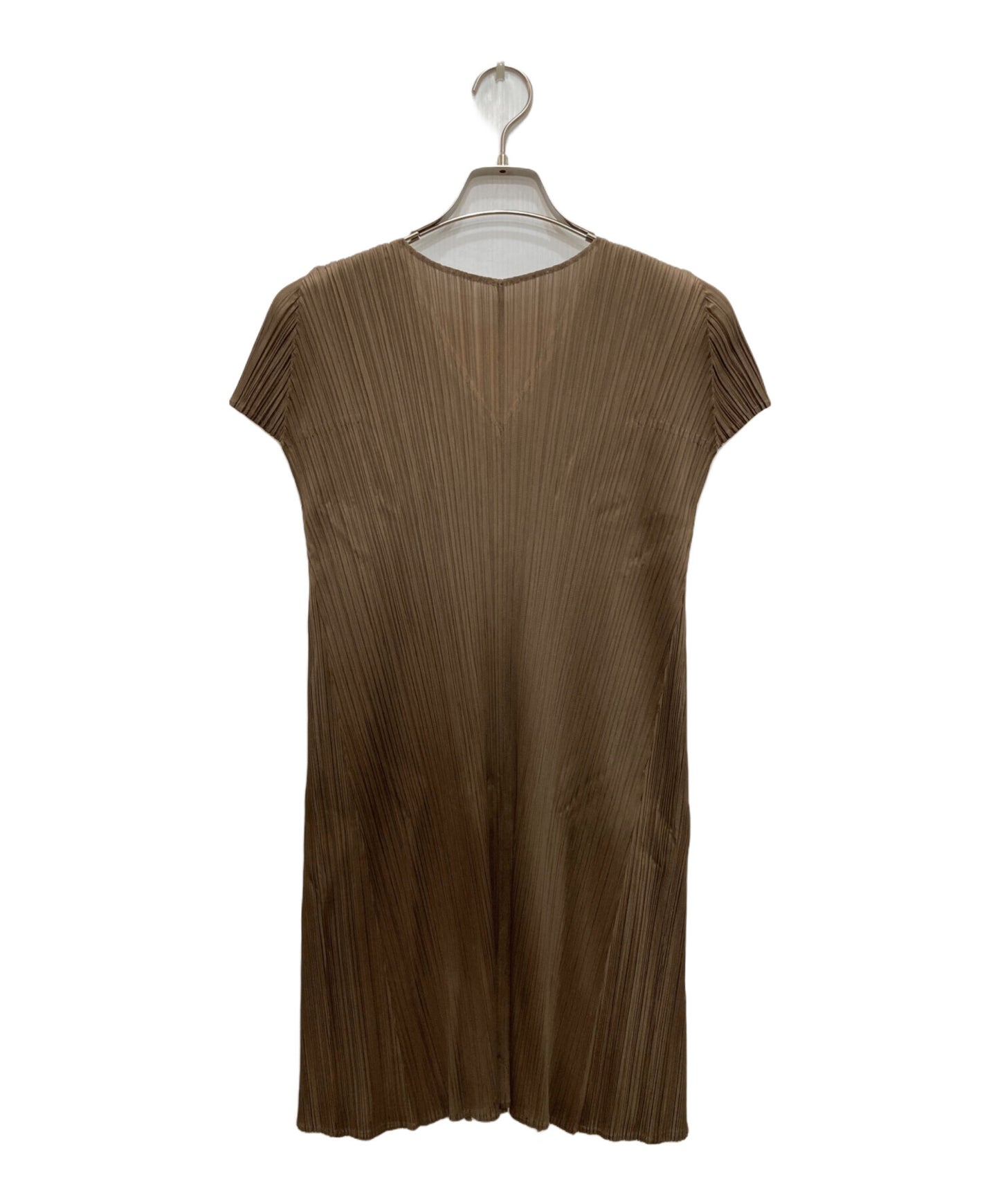 [Pre-owned] PLEATS PLEASE V-Neck Dress PP33-JT166