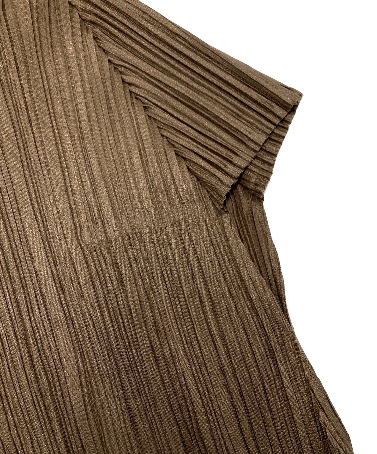 [Pre-owned] PLEATS PLEASE V-Neck Dress PP33-JT166