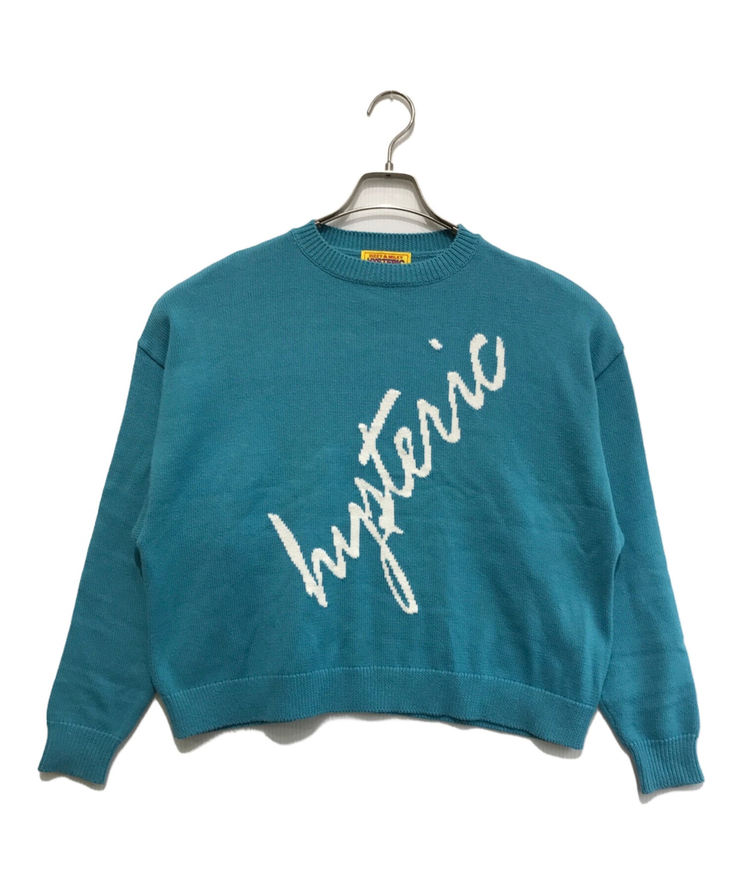 [Pre-owned] Hysteric Glamour Jacquard Logo Knit 01221NS02