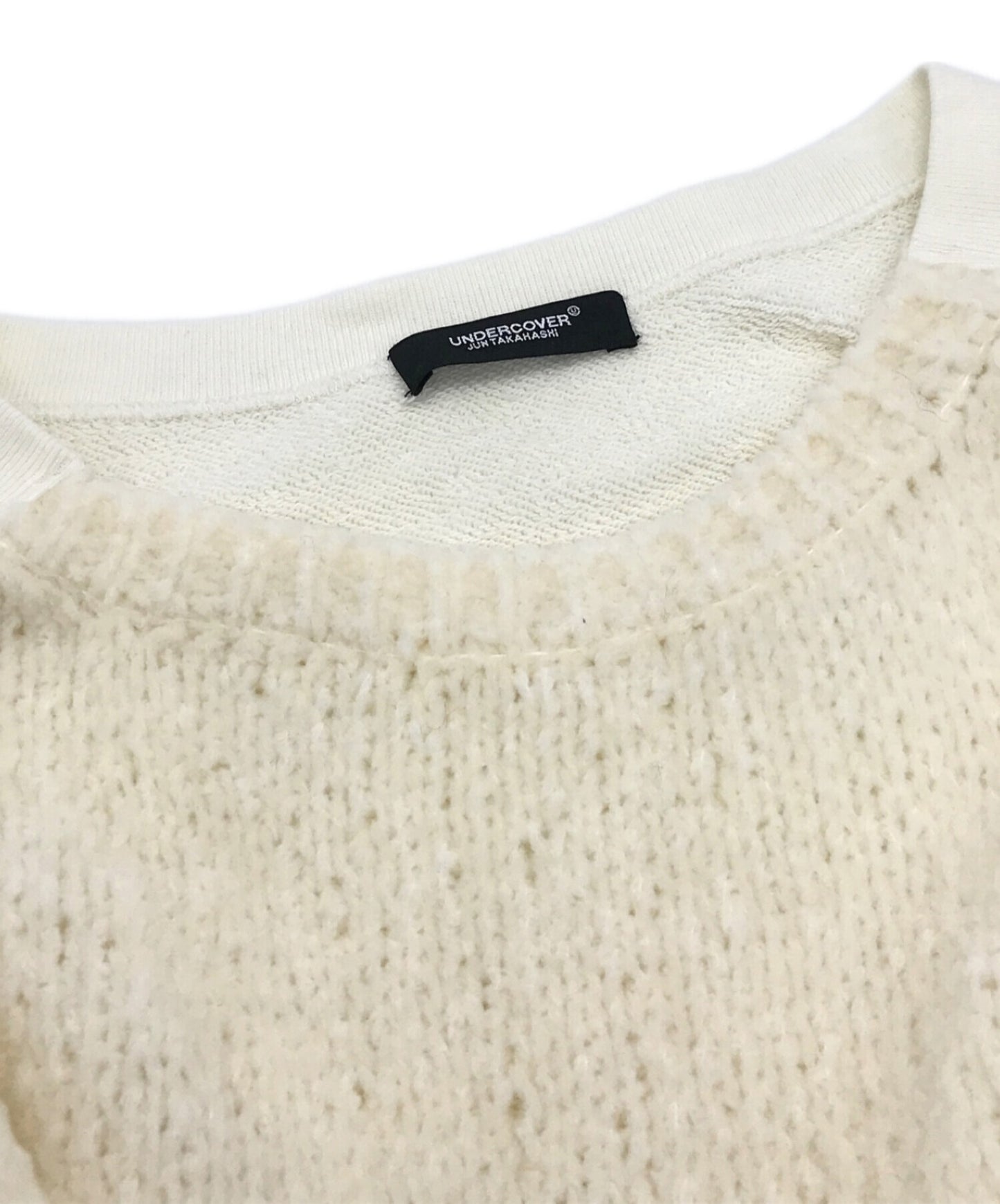 [Pre-owned] UNDERCOVER 23AW Nylon wool knit pullover sweatshirt UC2C4912