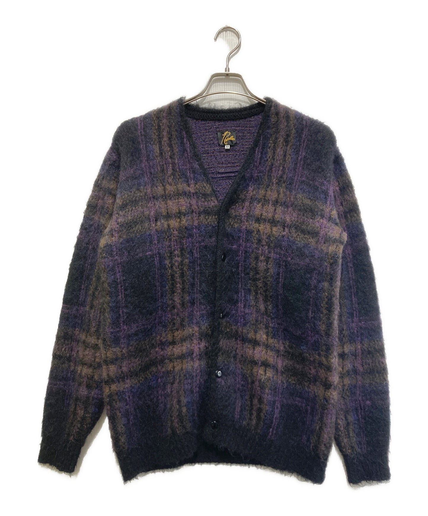 [Pre-owned] Needles Mohair-blend knit cardigan NS1505