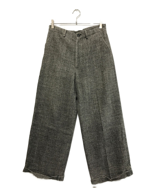 [Pre-owned] Y's Silk Check Pants/Design Pants/Pants YQ-P10-406