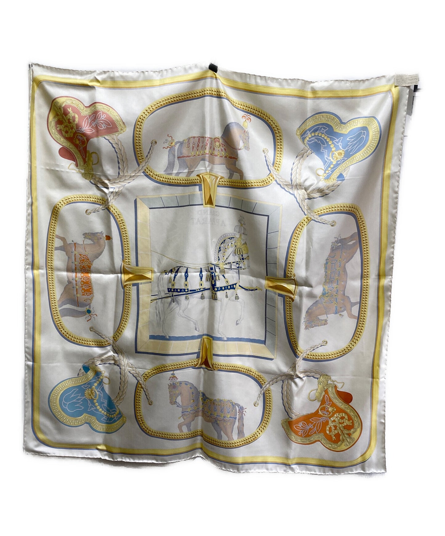 [Pre-owned] HERMES Carré 90 GRAND APPARAT/Horse in full dress 001364S