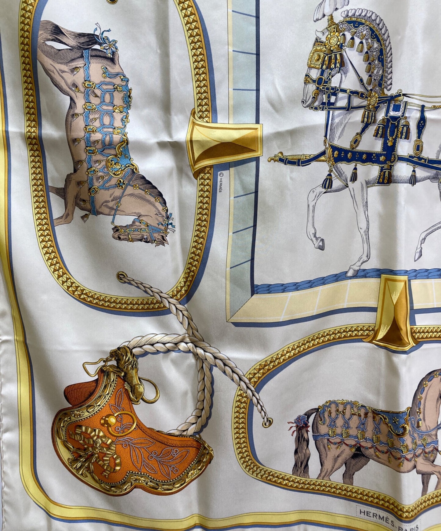 [Pre-owned] HERMES Carré 90 GRAND APPARAT/Horse in full dress 001364S