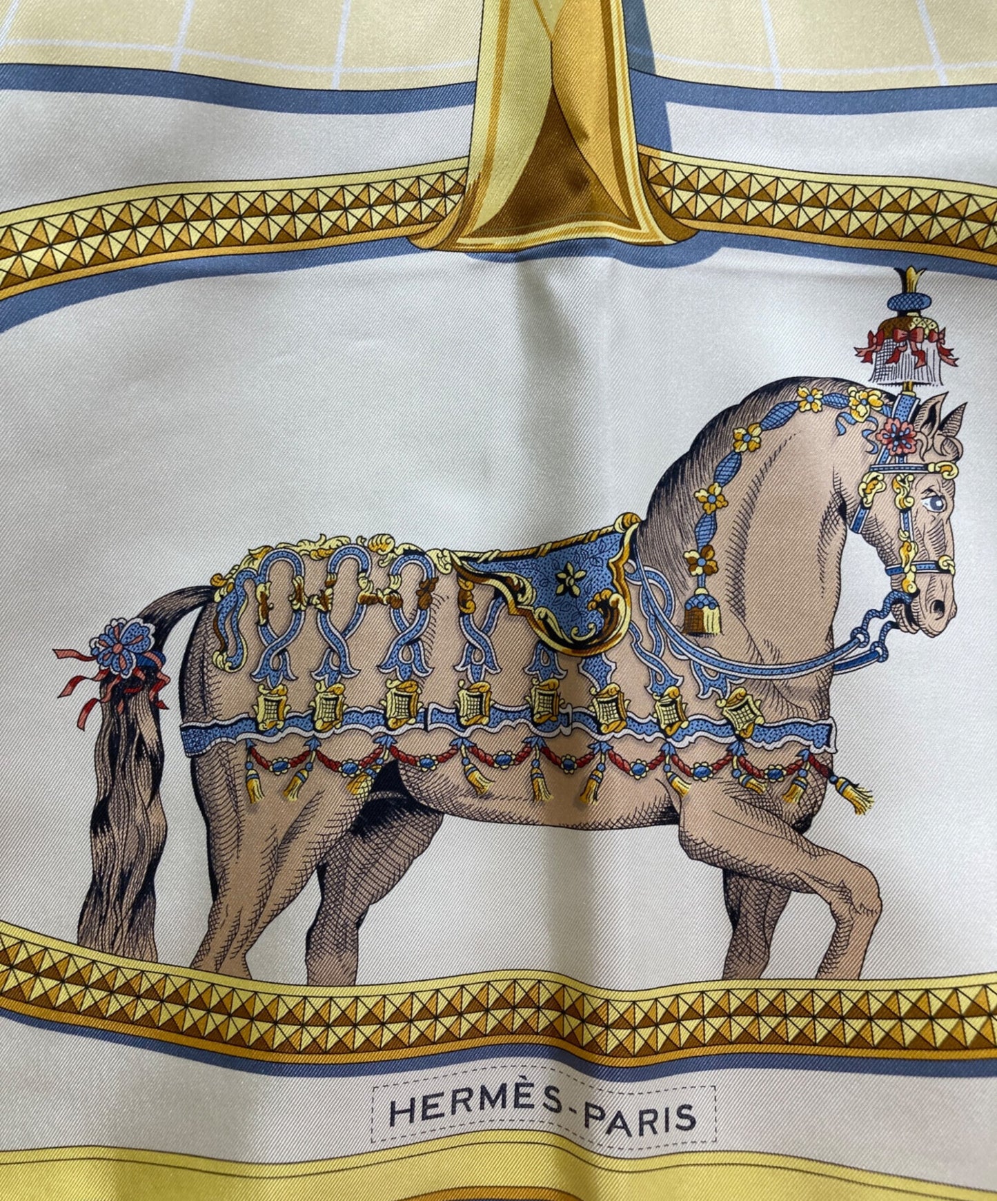 [Pre-owned] HERMES Carré 90 GRAND APPARAT/Horse in full dress 001364S