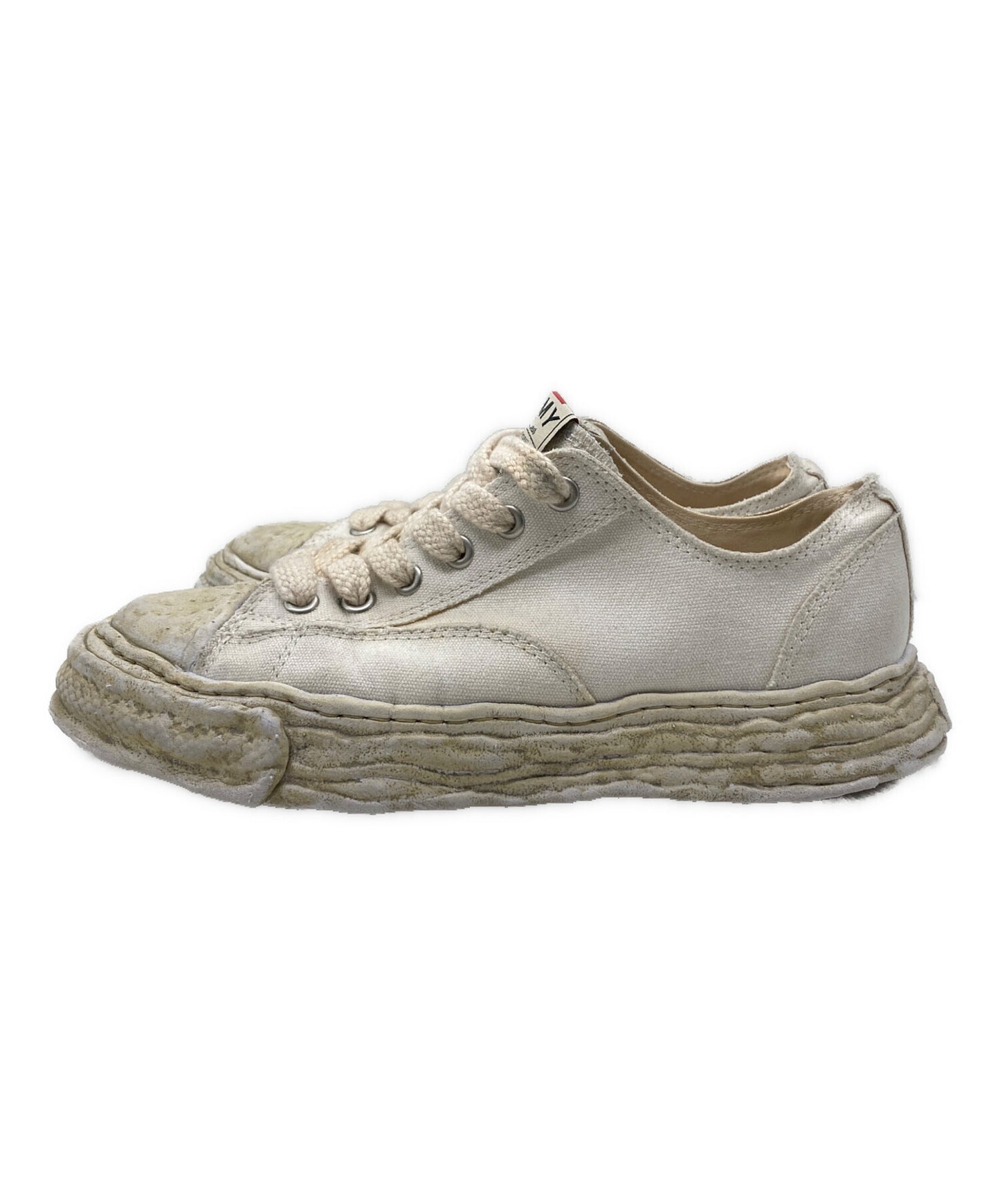 [Pre-owned] Maison MIHARA YASUHIRO PETERSON23 OG Dyed Sole Canvas Low-top Sneaker A13FW713