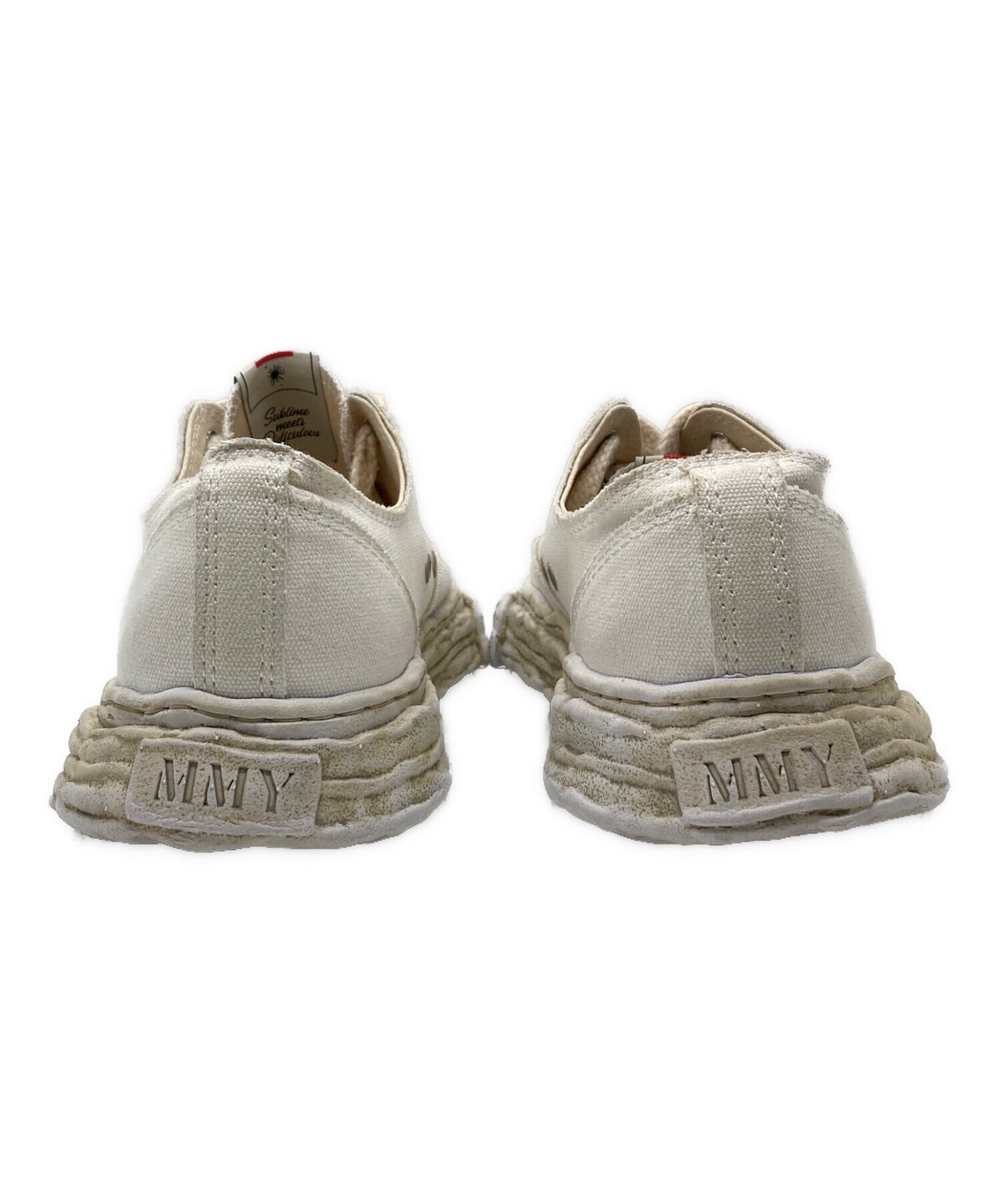 [Pre-owned] Maison MIHARA YASUHIRO PETERSON23 OG Dyed Sole Canvas Low-top Sneaker A13FW713