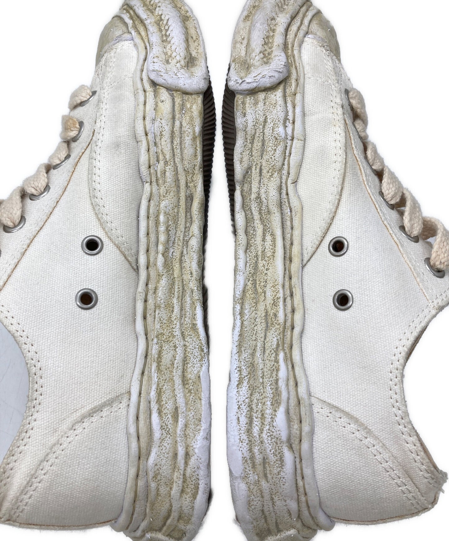 [Pre-owned] Maison MIHARA YASUHIRO PETERSON23 OG Dyed Sole Canvas Low-top Sneaker A13FW713