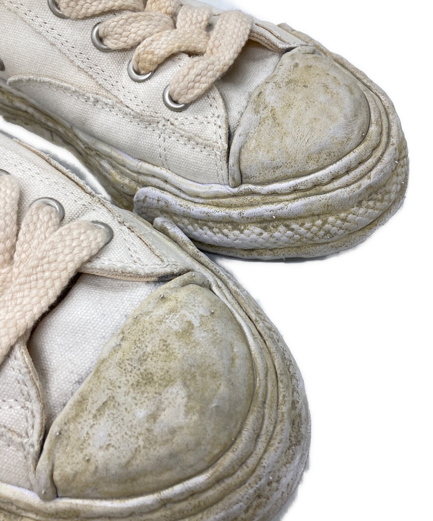 [Pre-owned] Maison MIHARA YASUHIRO PETERSON23 OG Dyed Sole Canvas Low-top Sneaker A13FW713