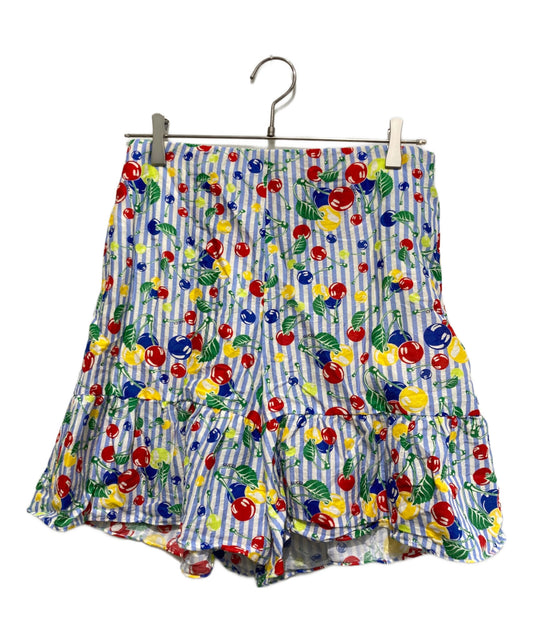[Pre-owned] GUCCI Cherry Stripe Shorts/Shorts/Ruffle Pants 739766