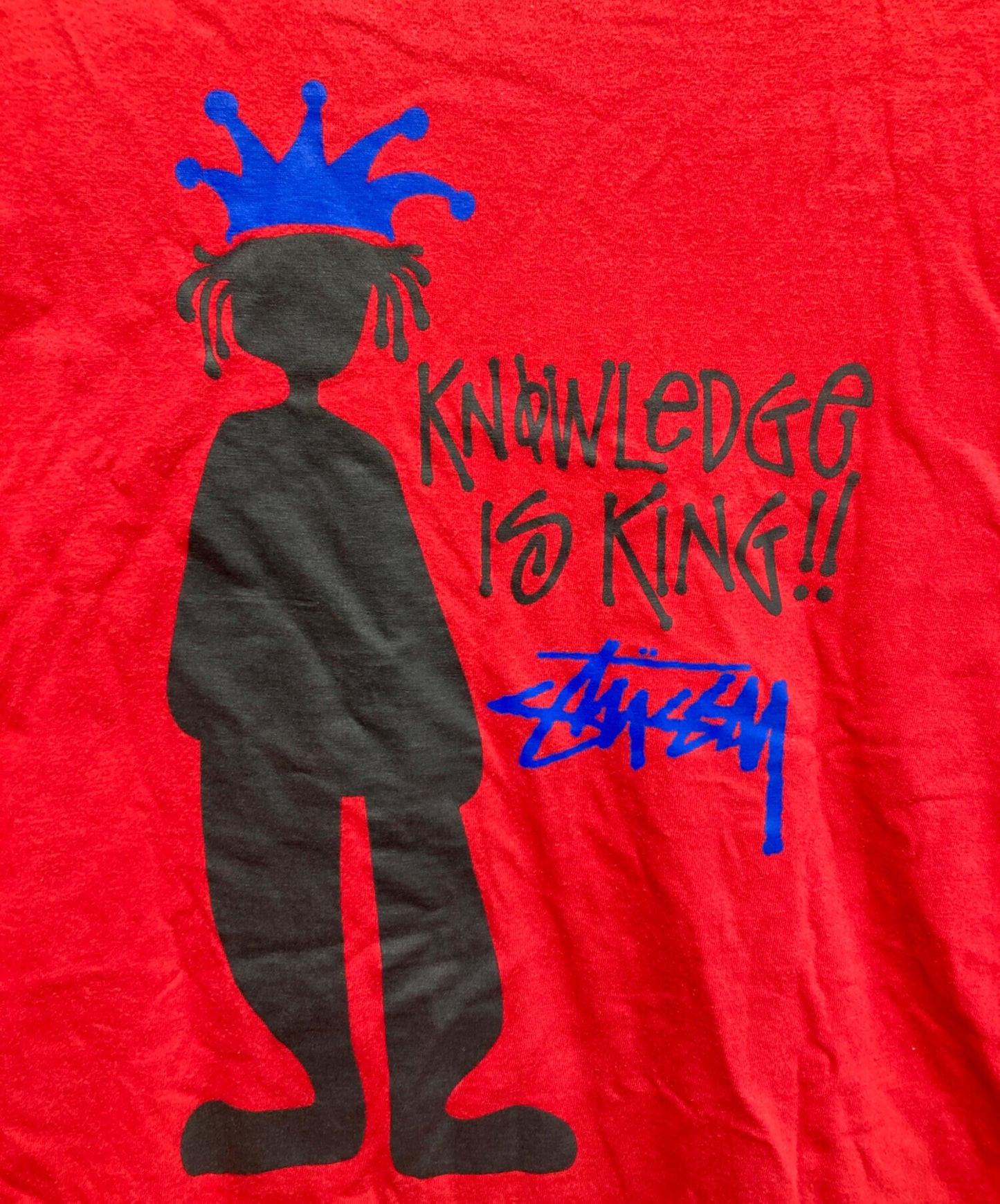 [Pre-owned] stussy King Shadow Man Print T-Shirt