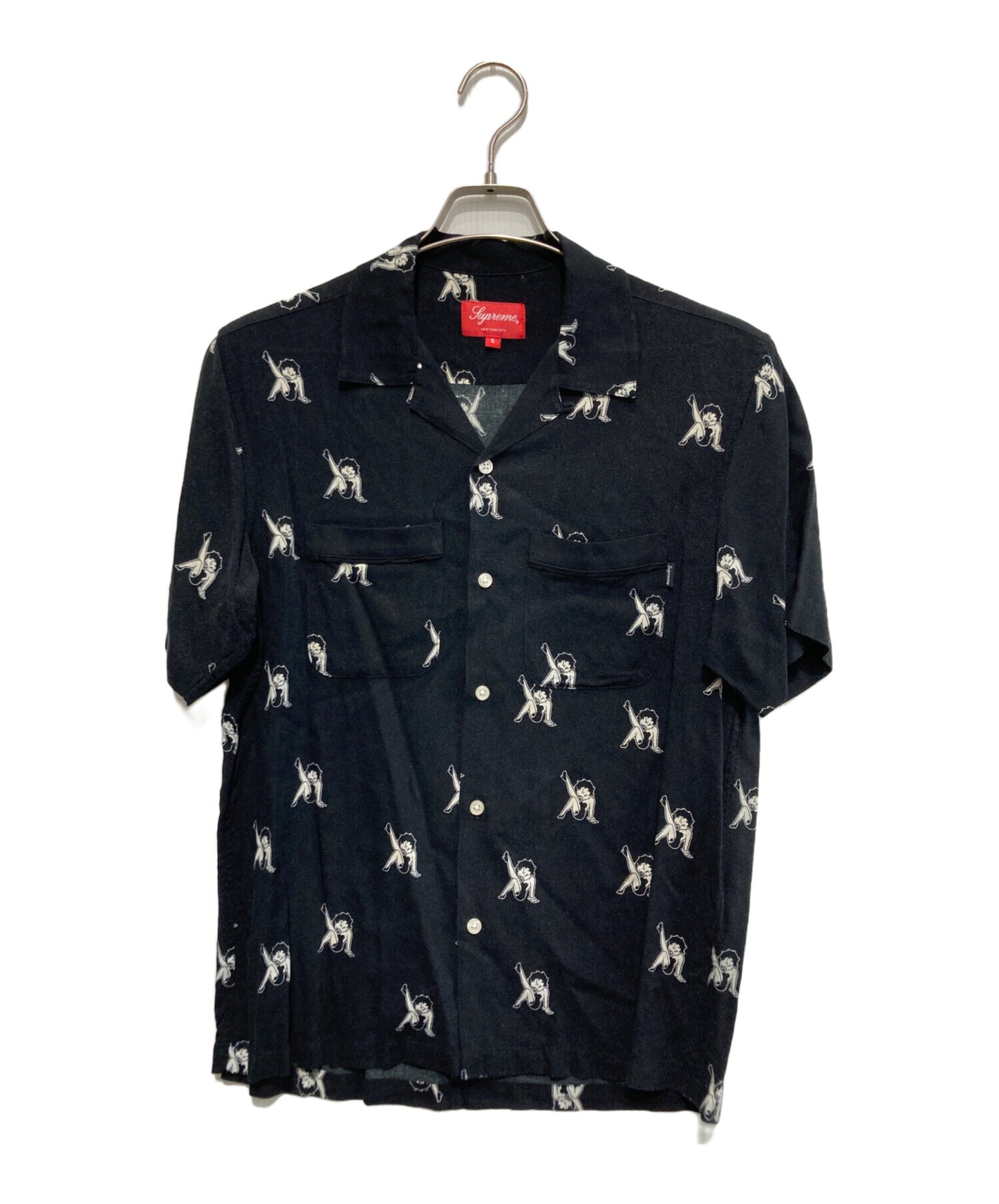 [Pre-owned] SUPREME Betty Boop Shirt / Short-Sleeved Shirt / Character Shirt